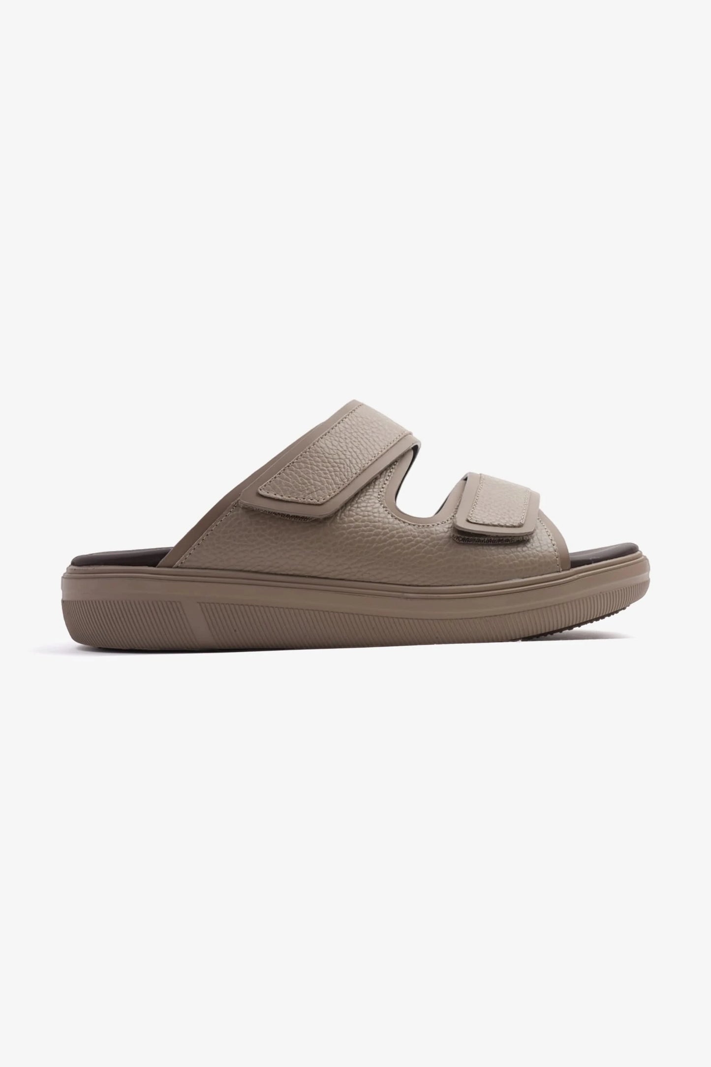 UOMO CAVALIER MENS'S DESIGNER SANDALS WITH STRAP BEIGE - Seventy7