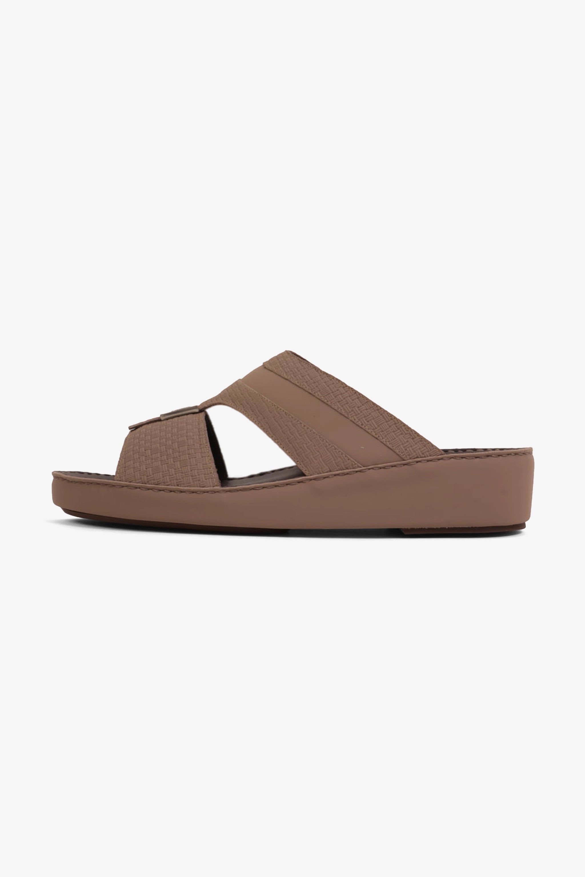 UOMO CAVALIER HANDCRAFTED COMFORT LEATHER ARABIC SANDALS SAND - Seventy7