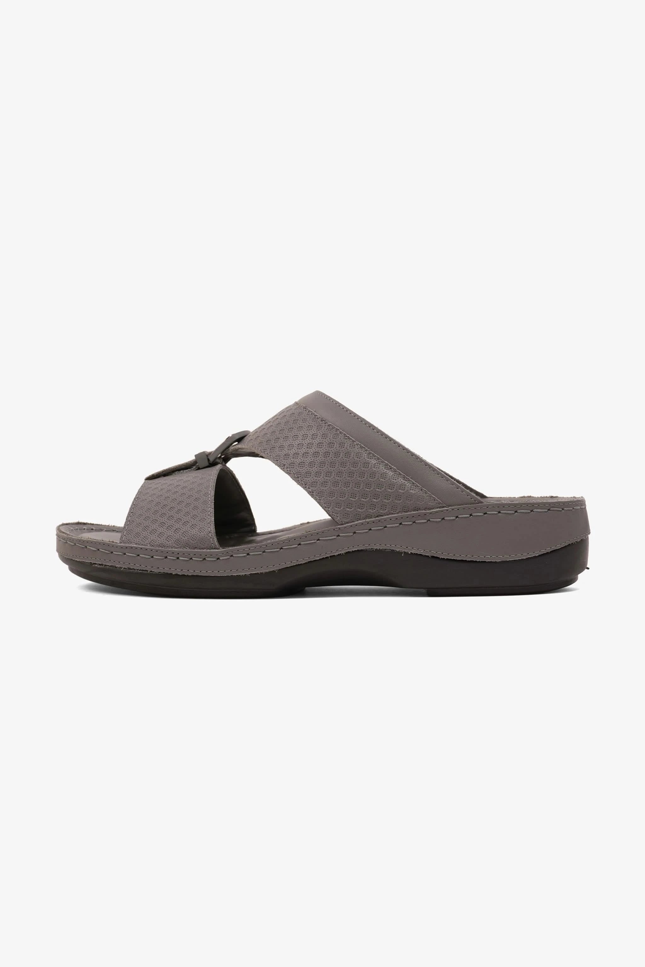 COMFORT PLUS MEN'S ULTRA COMFORT TRIM SANDALS GREY - Seventy7