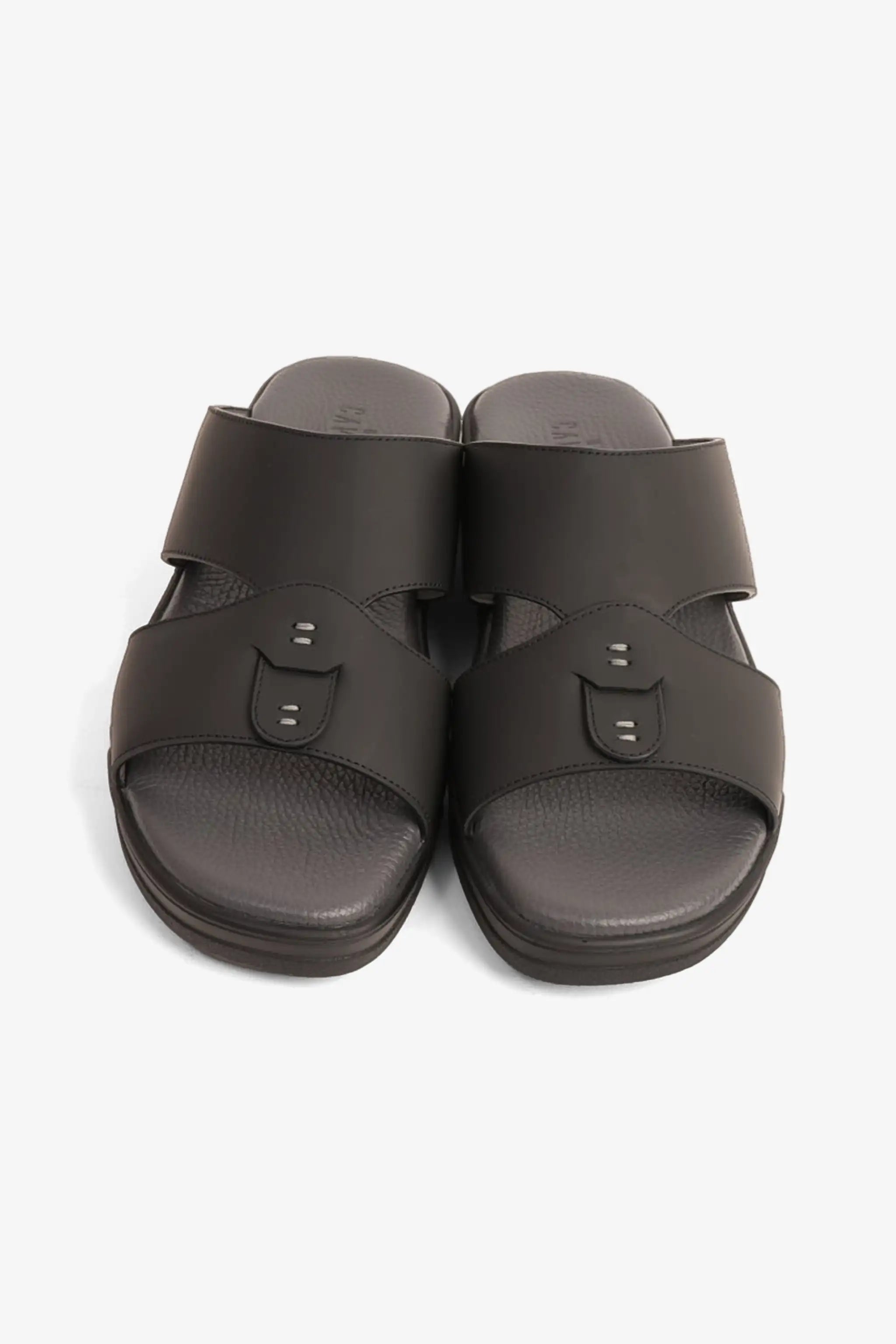 UOMO CAVALIER MENS SANDALS - HAR 329 BLACK - Seventy7
