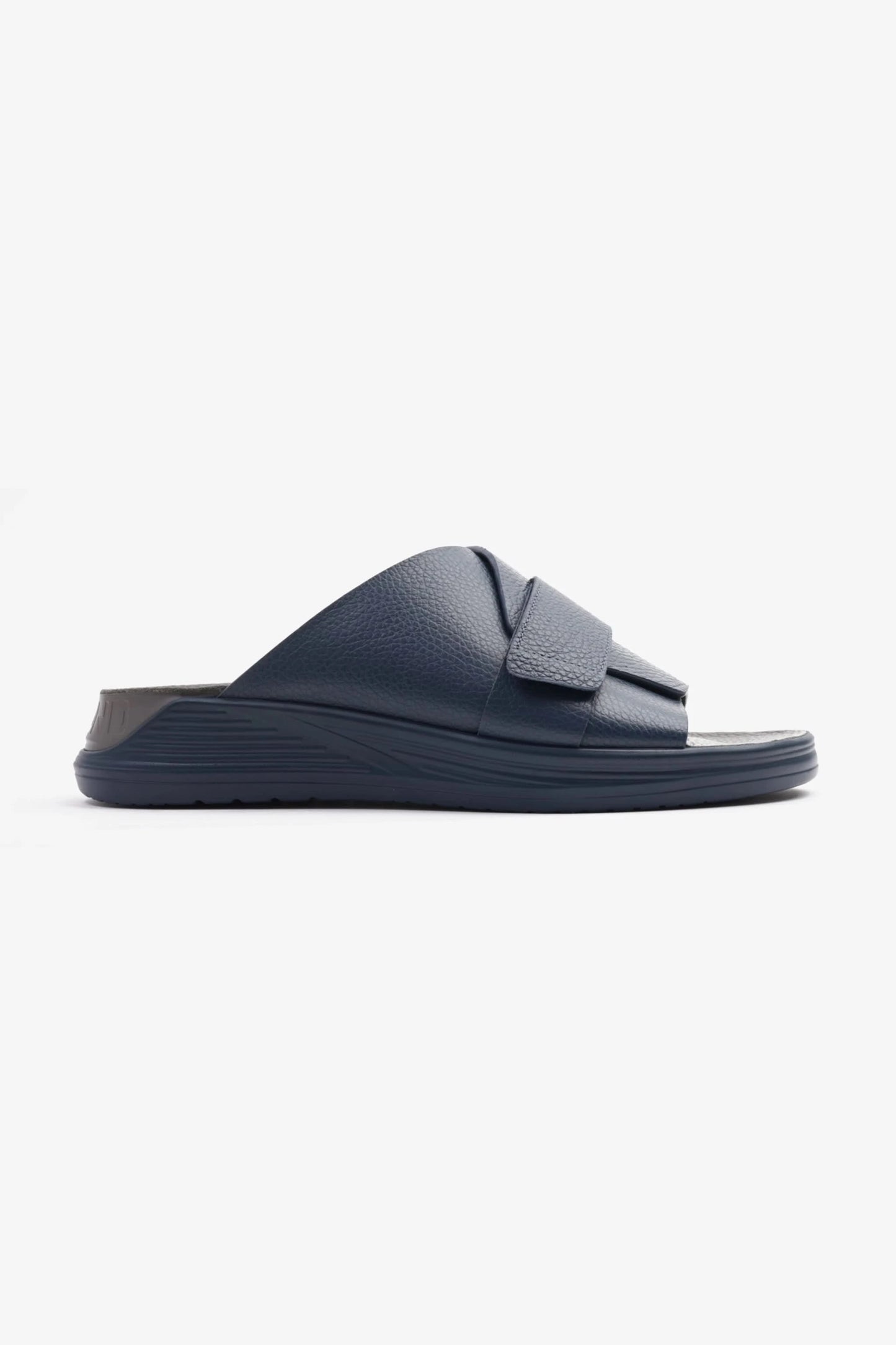 UOMO CAVALIER MEN'S STRAPPY SANDALS NAVY - Seventy7