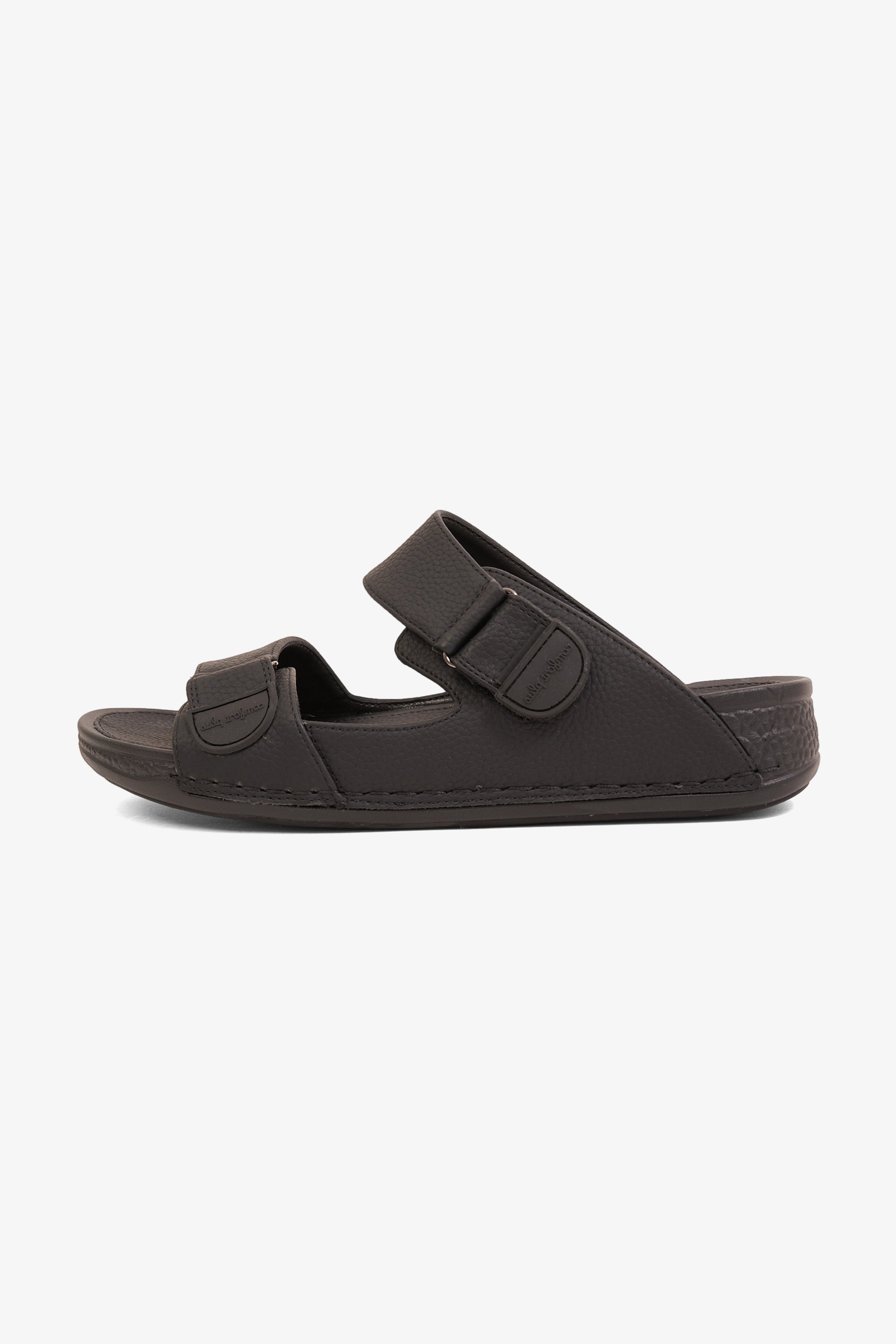 COMFORT PLUS ELITE CUSHION ARABIC SANDALS BLACK - Seventy7