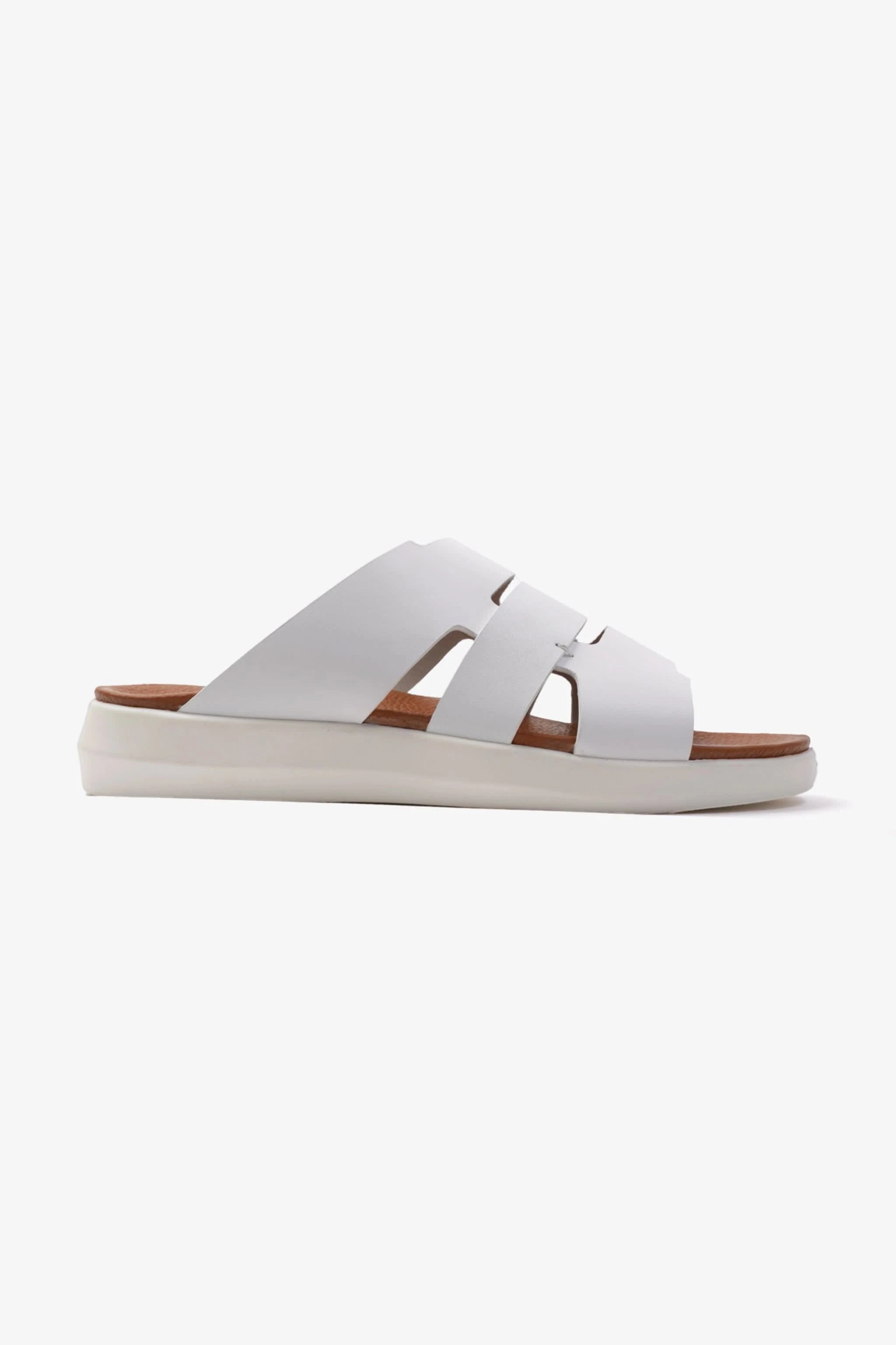 COMFORT PLUS MEN'S 2.2MM SANDALS WHITE - Seventy7