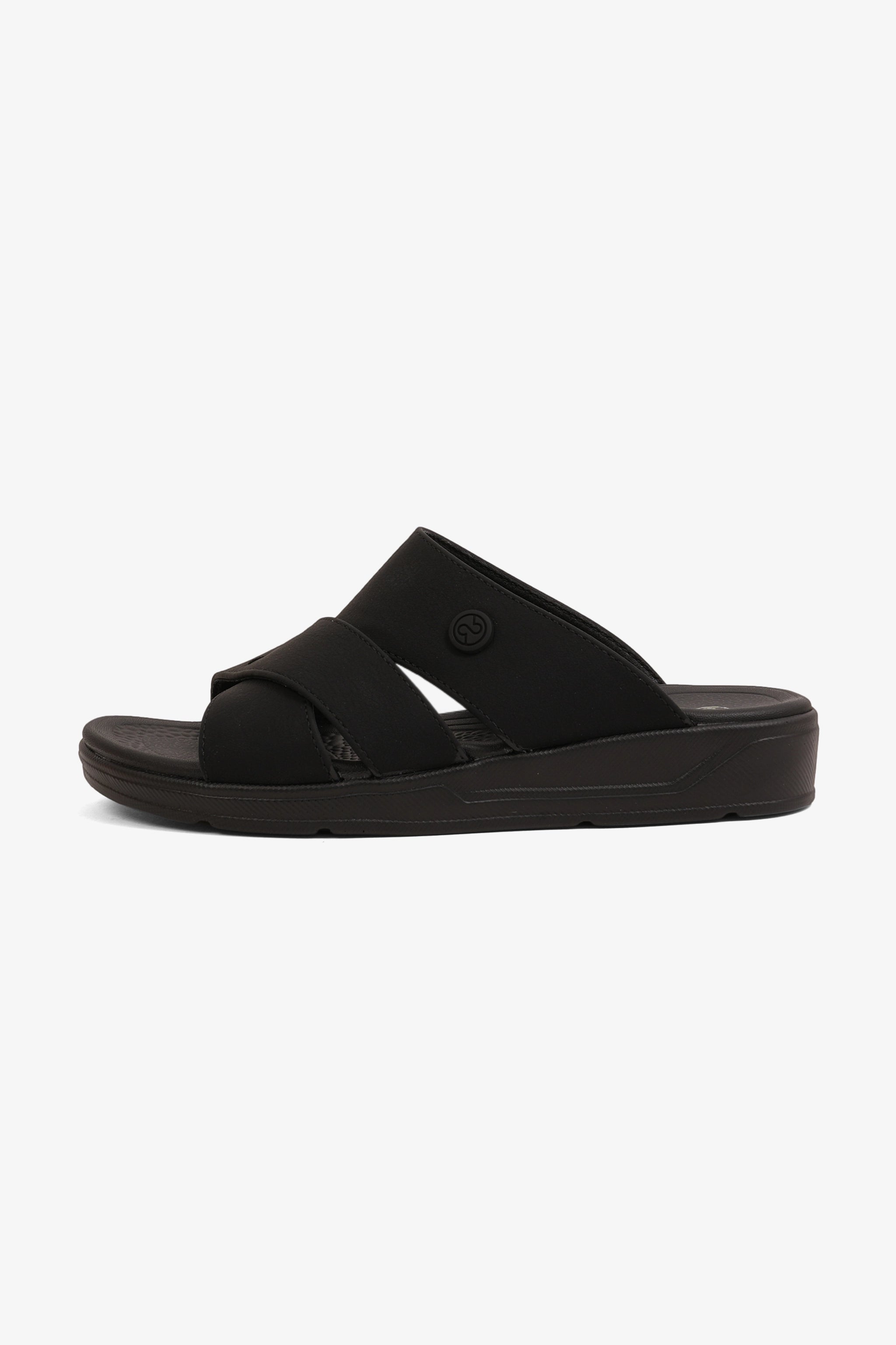 COMFORT PLUS BOYS COMFORT ARABIC SANDALS BLACK - Seventy7