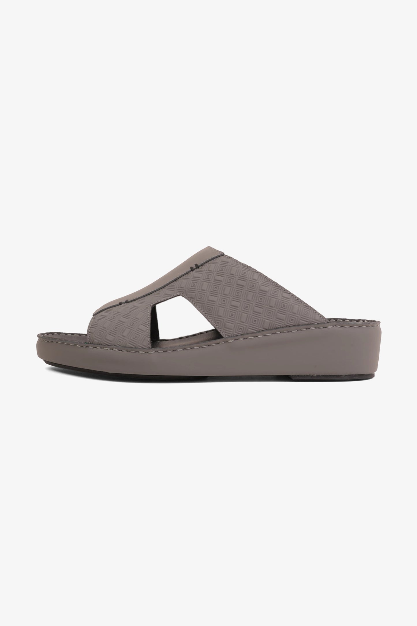UOMO CAVALIER MEN'S ELITE COMFORT ARABIC SANDALS GREY - Seventy7