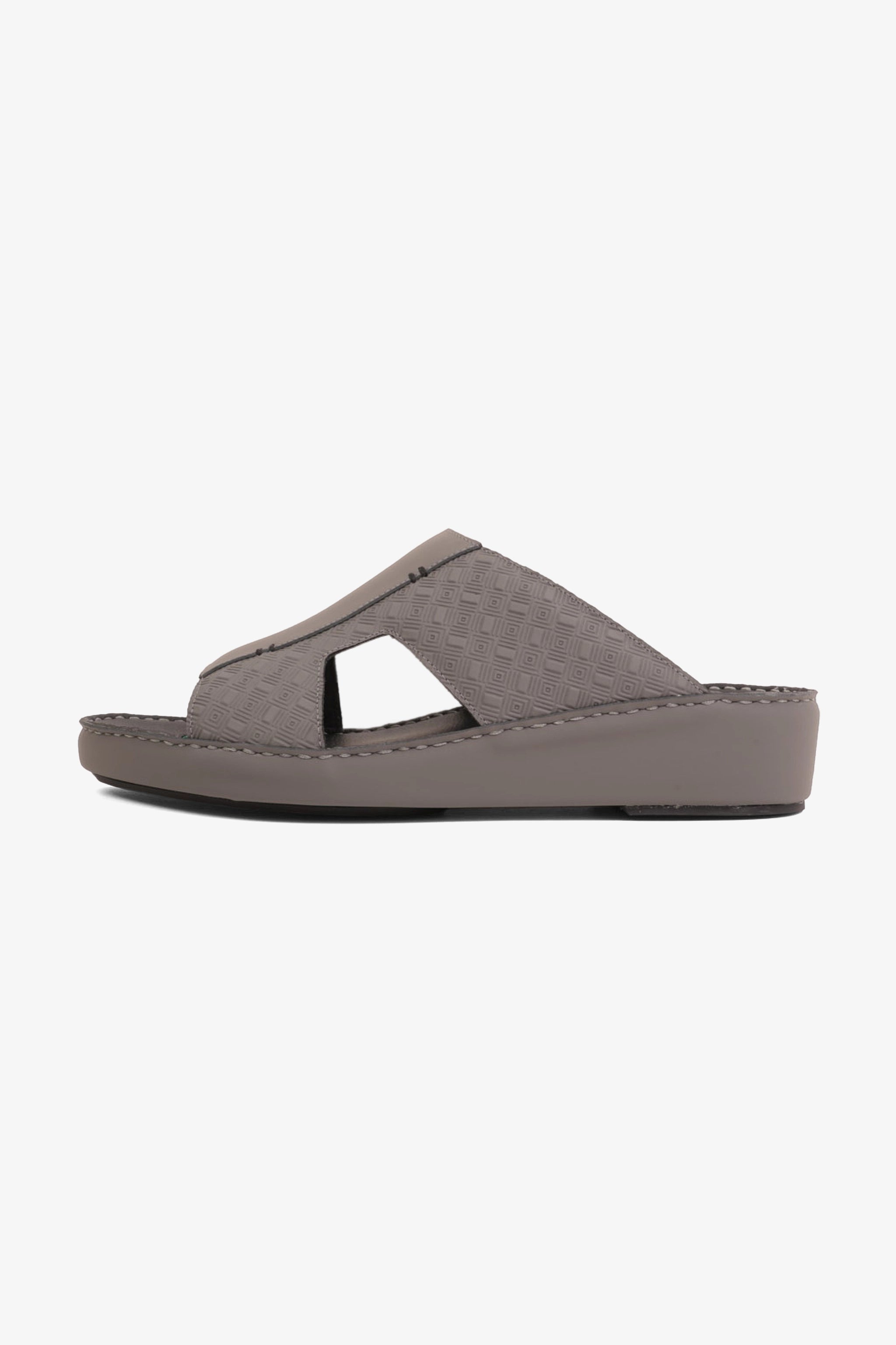 UOMO CAVALIER MEN'S ELITE COMFORT ARABIC SANDALS GREY - Seventy7