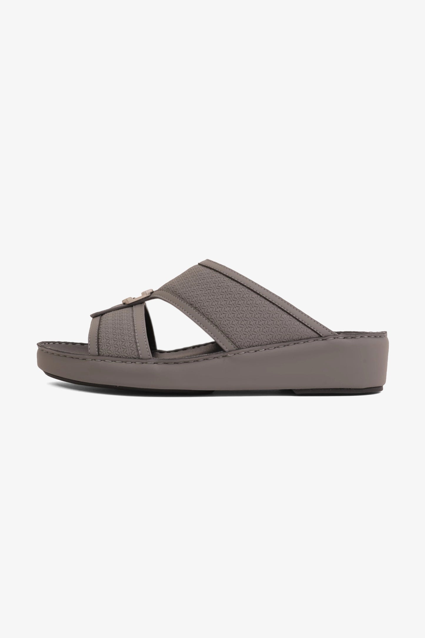 UOMO CAVALIER MEN'S PREMIUM ARABIC SANDALS GREY - Seventy7