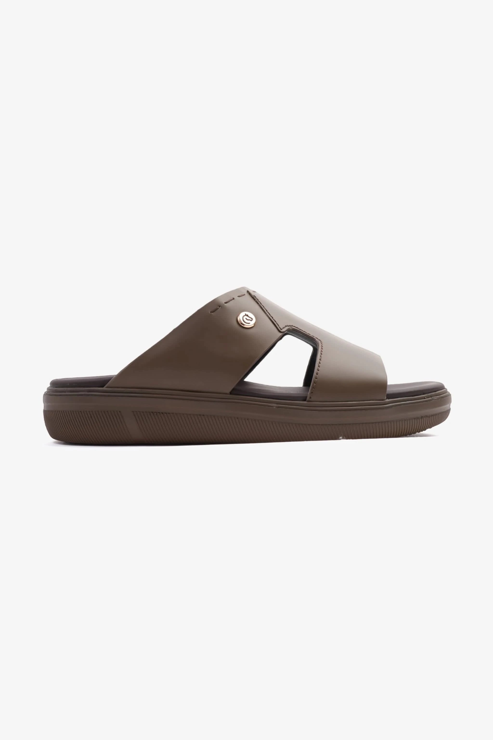 UOMO CAVALIER SLIP-ON DESIGN MEN SANDALS TRUFFLE - Seventy7