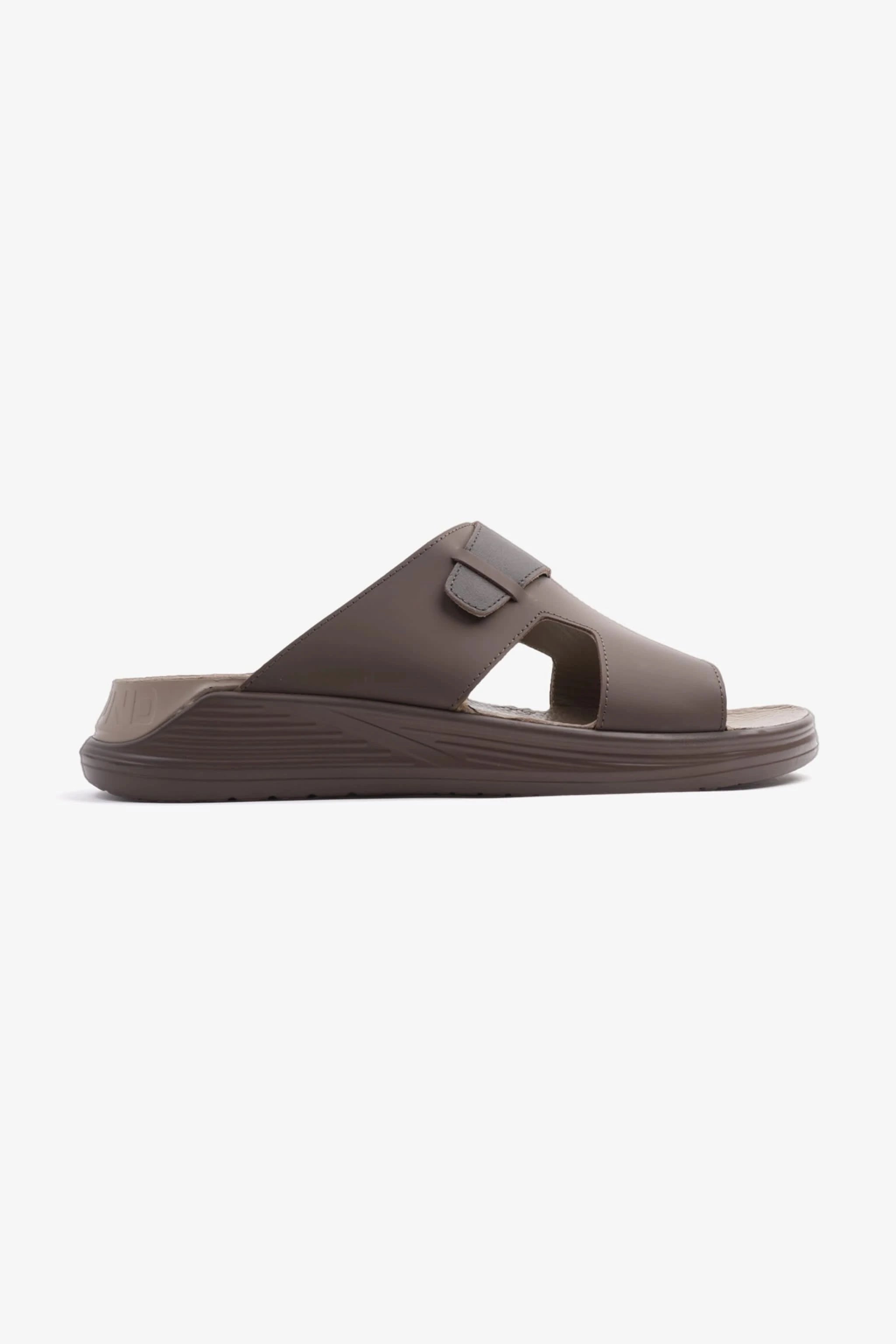 UOMO CAVALIER CLASSIC TRADITIONAL ARAB SANDALS BUCKLE STRAPS BROWN - Seventy7