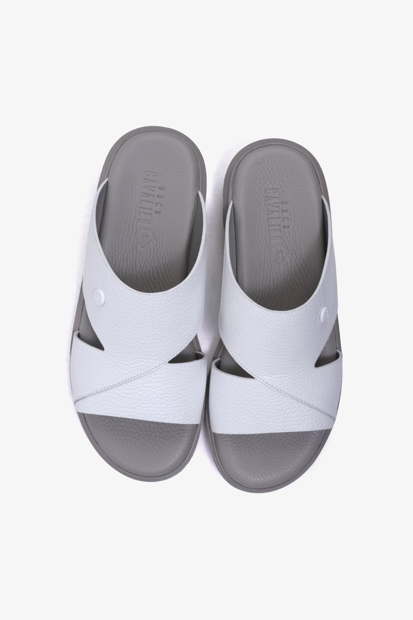 UOMO CAVALIER MENS SANDALS  -  ALP 115 WHITE - Seventy7