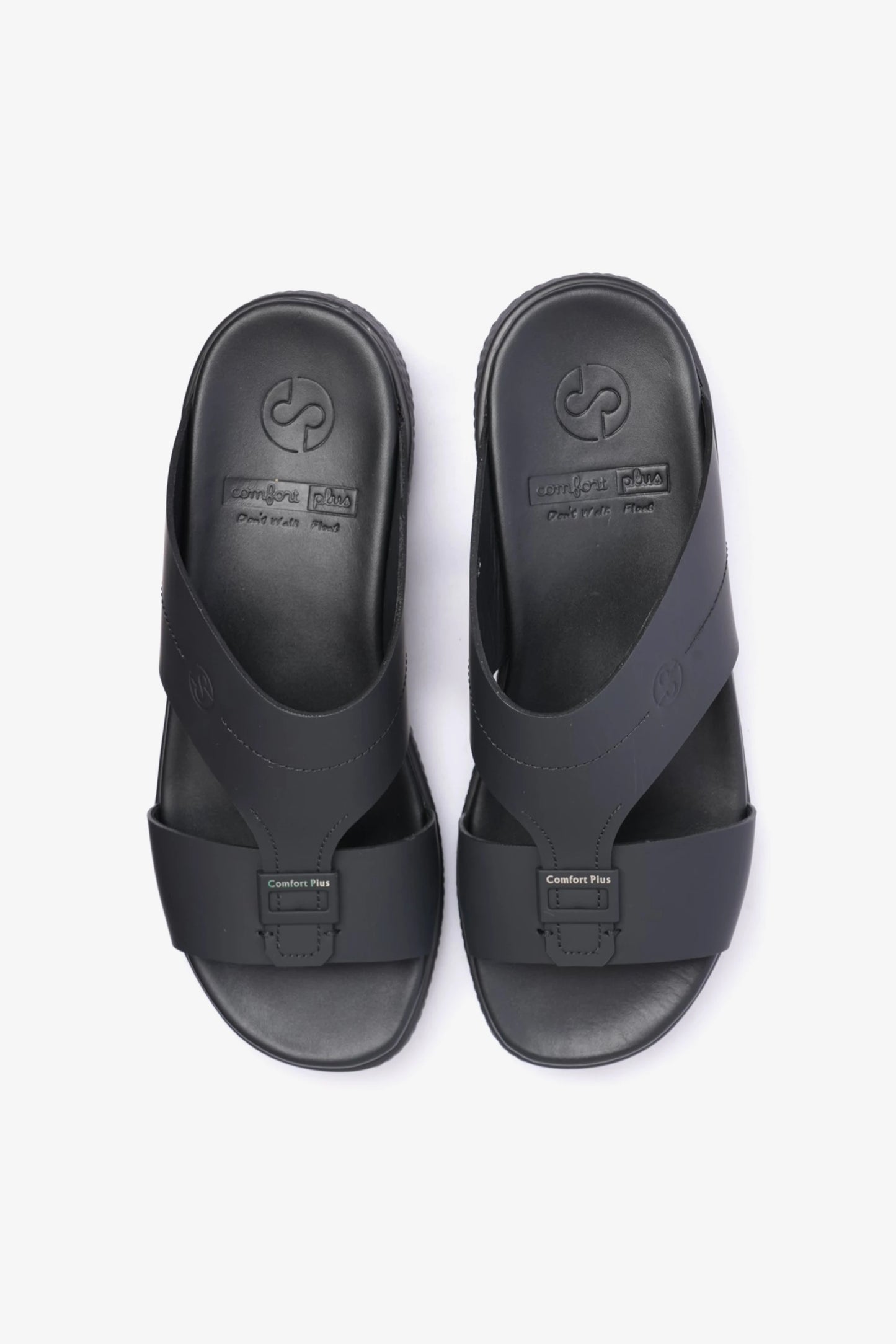 COMFORT PLUS TIMELESS DESIGN MENS SANDALS BLACK - Seventy7