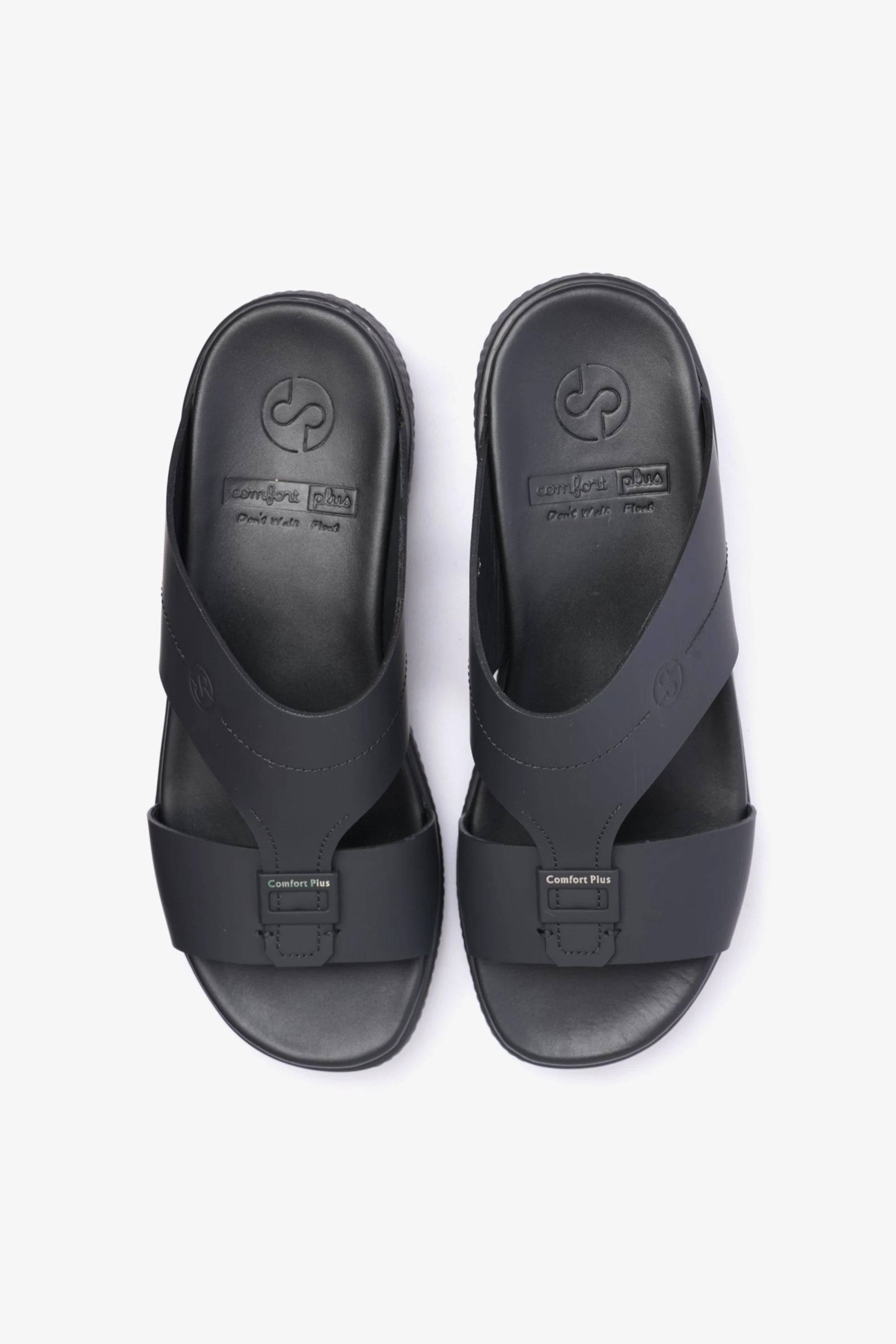 COMFORT PLUS TIMELESS DESIGN MENS SANDALS BLACK - Seventy7