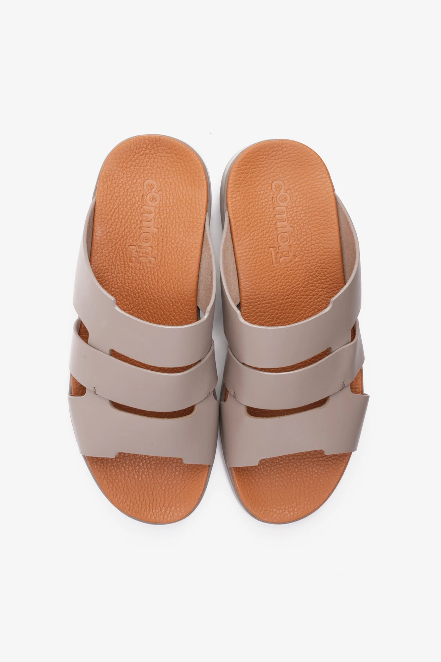 COMFORT PLUS MEN'S 2.2MM SANDALS STONE - Seventy7