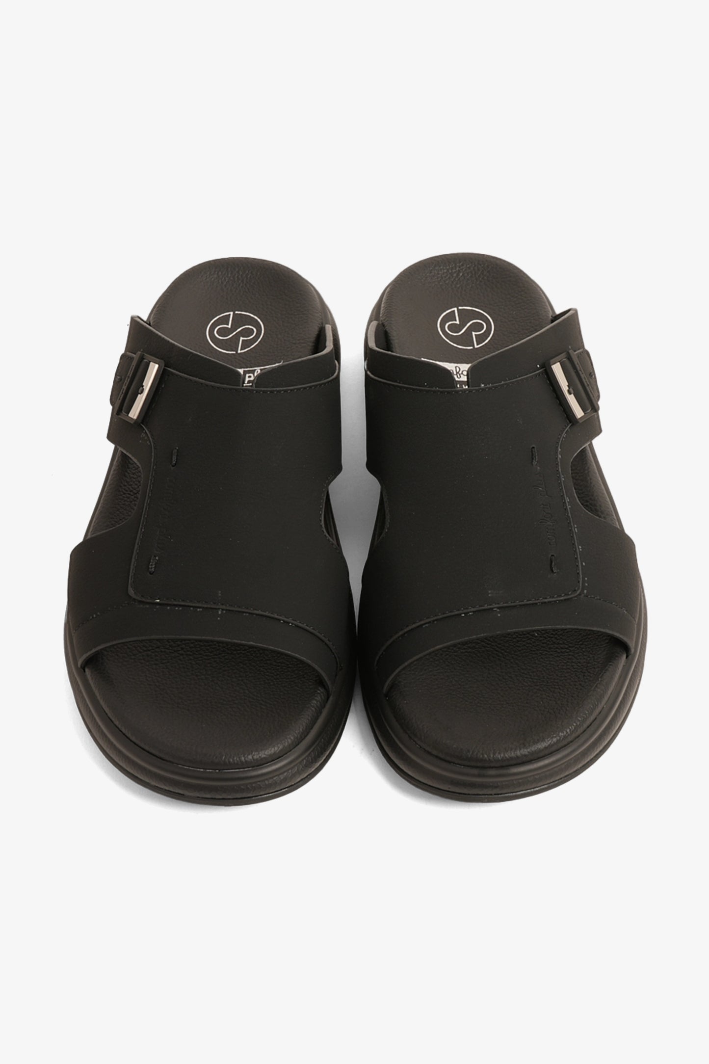 COMFORT PLUS MEN'S ULTRA ELEVATE SANDALS BLACK - Seventy7