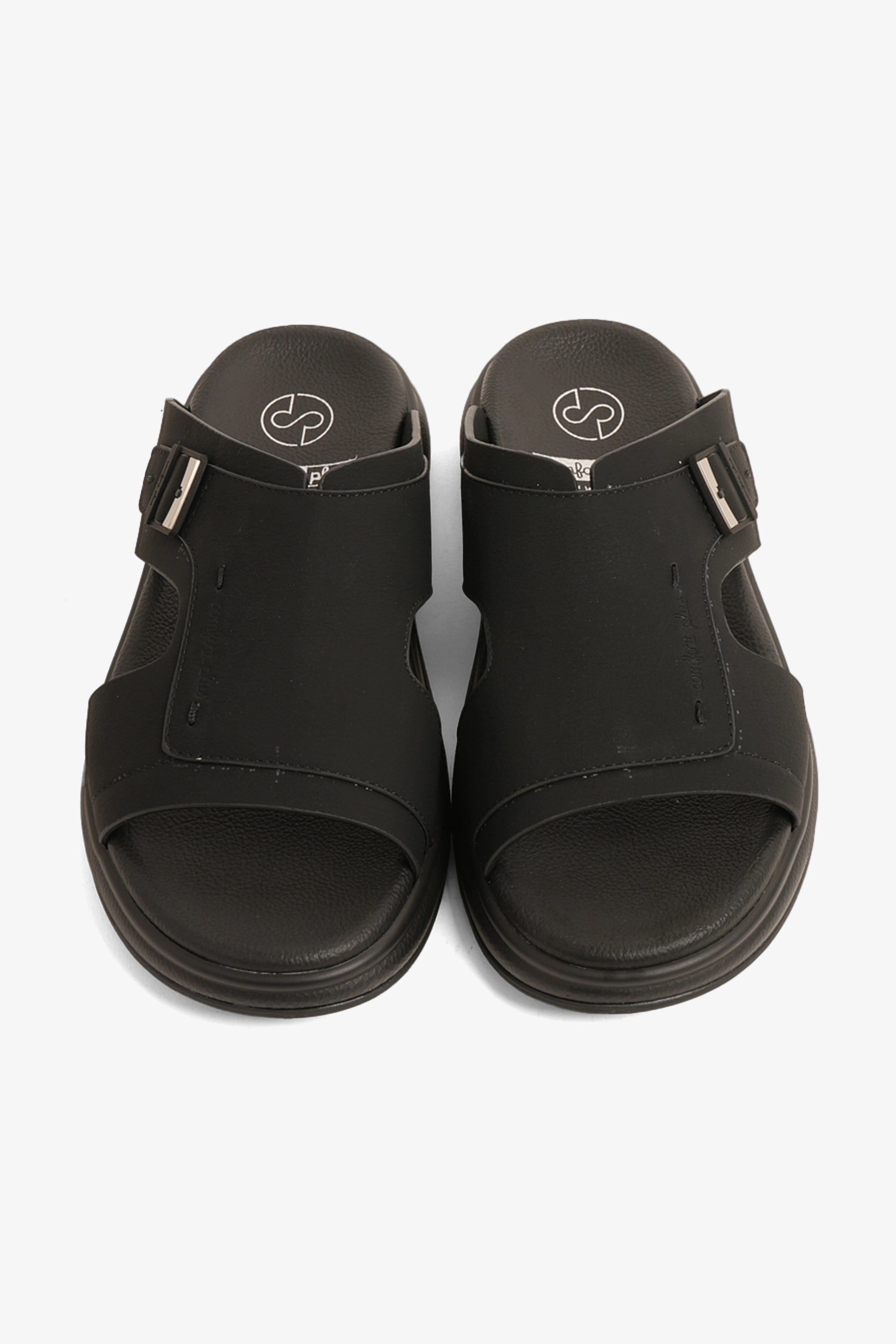 COMFORT PLUS MEN'S ULTRA ELEVATE SANDALS BLACK - Seventy7
