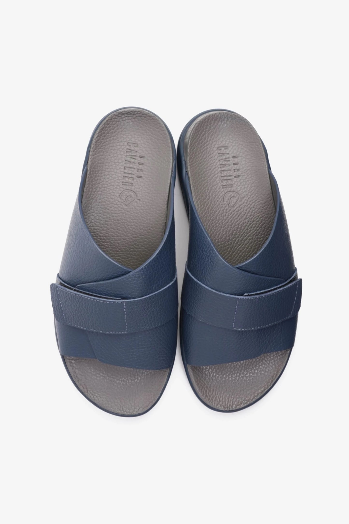 UOMO CAVALIER MEN'S STRAPPY SANDALS NAVY - Seventy7
