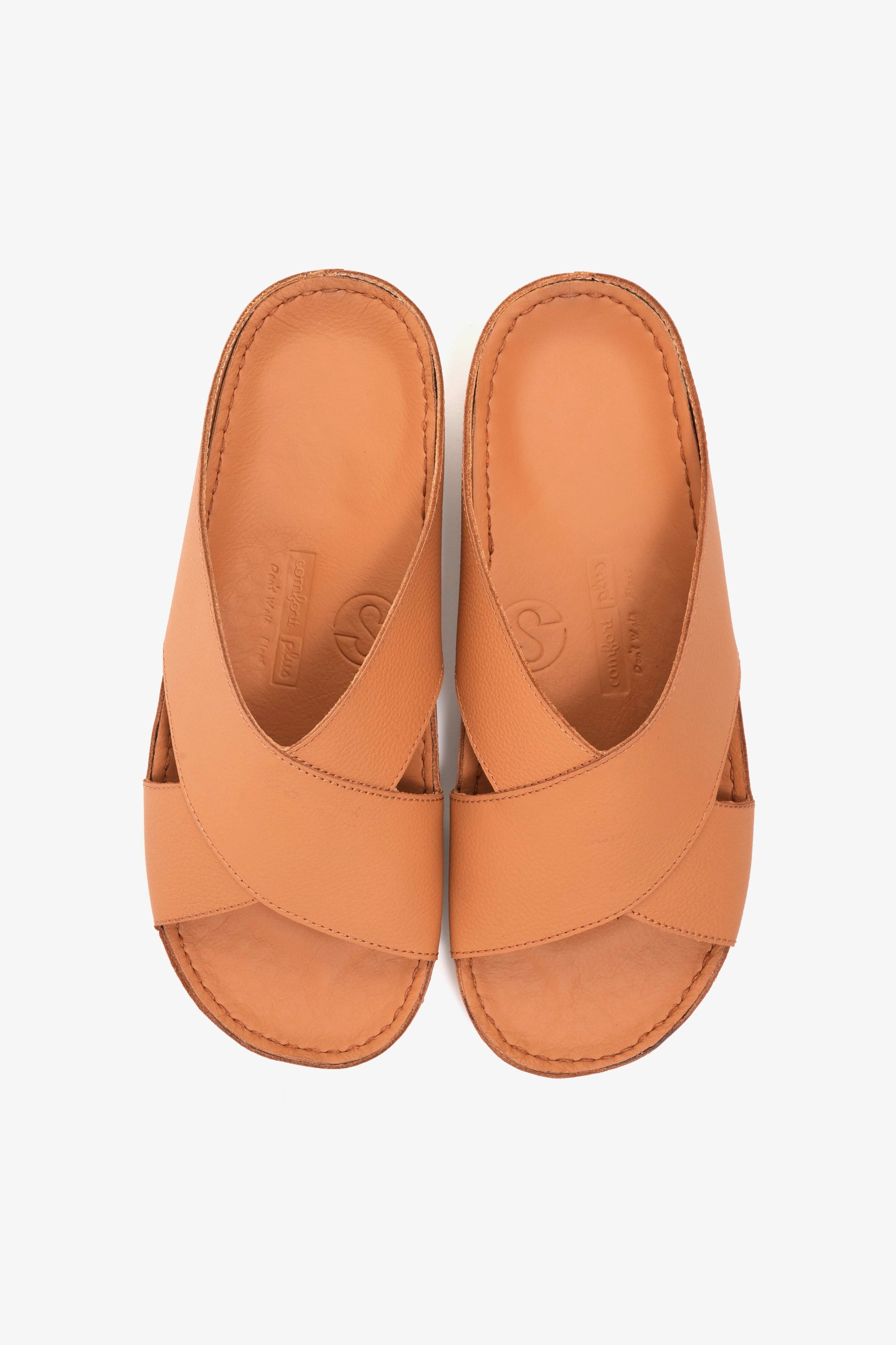 COMFORT PLUS MENS SANDALS - AV06 TAN - Seventy7