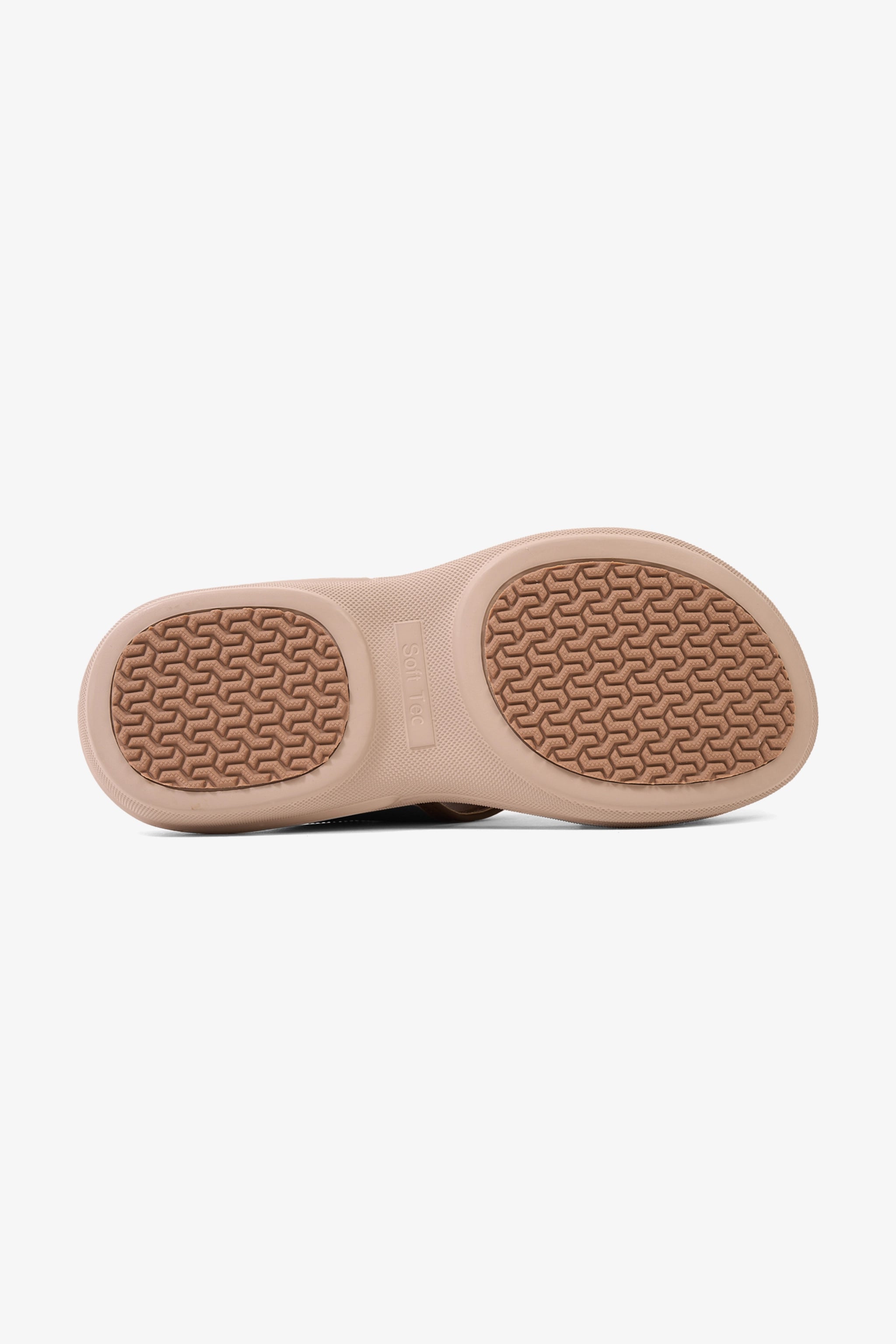 COMFORT PLUS SIGNATURE STEP ARABIC SANDALS COFFEE - Seventy7