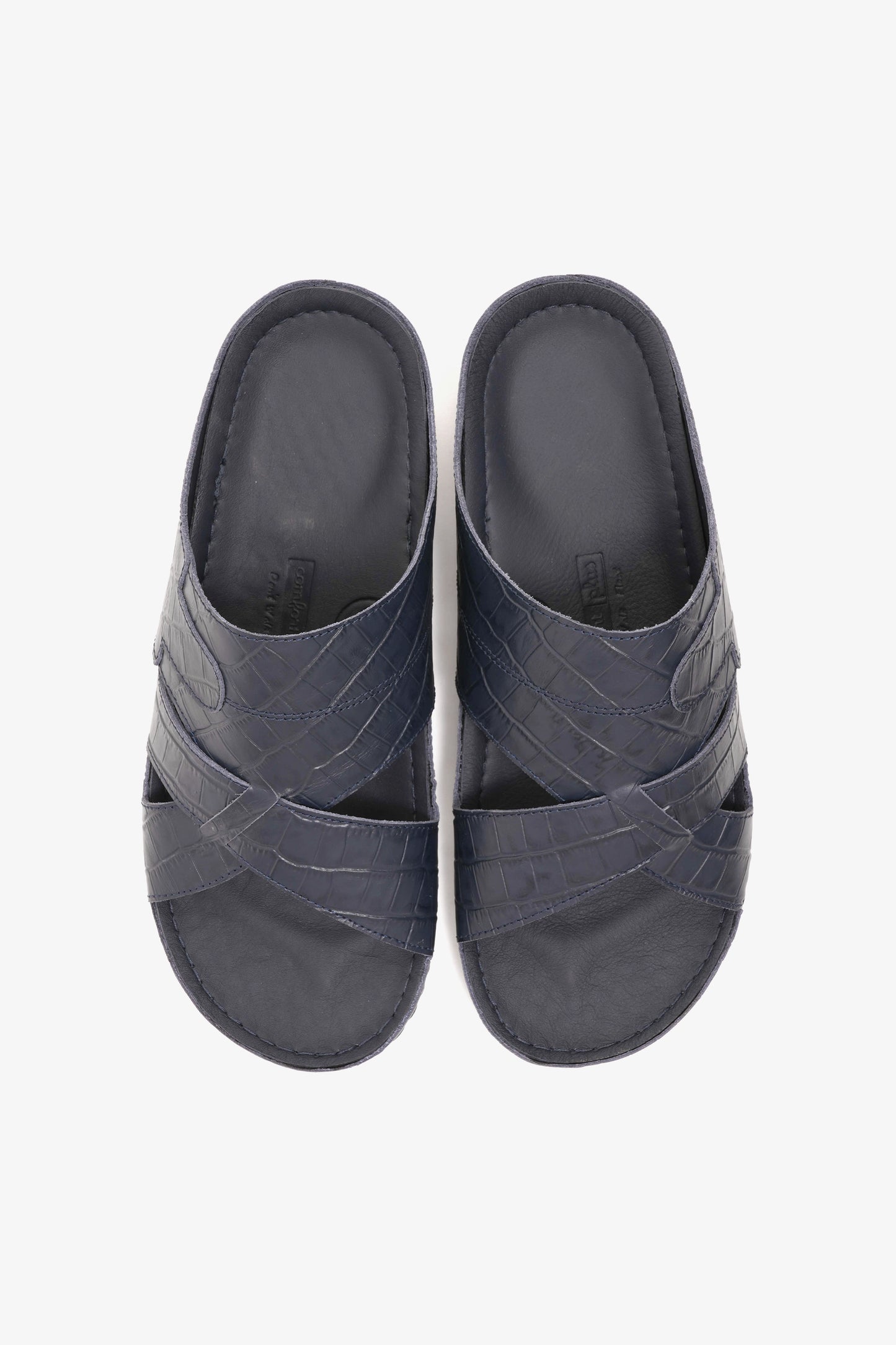 COMFORT PLUS MENS SANDALS  -  AV03 NAVY - Seventy7