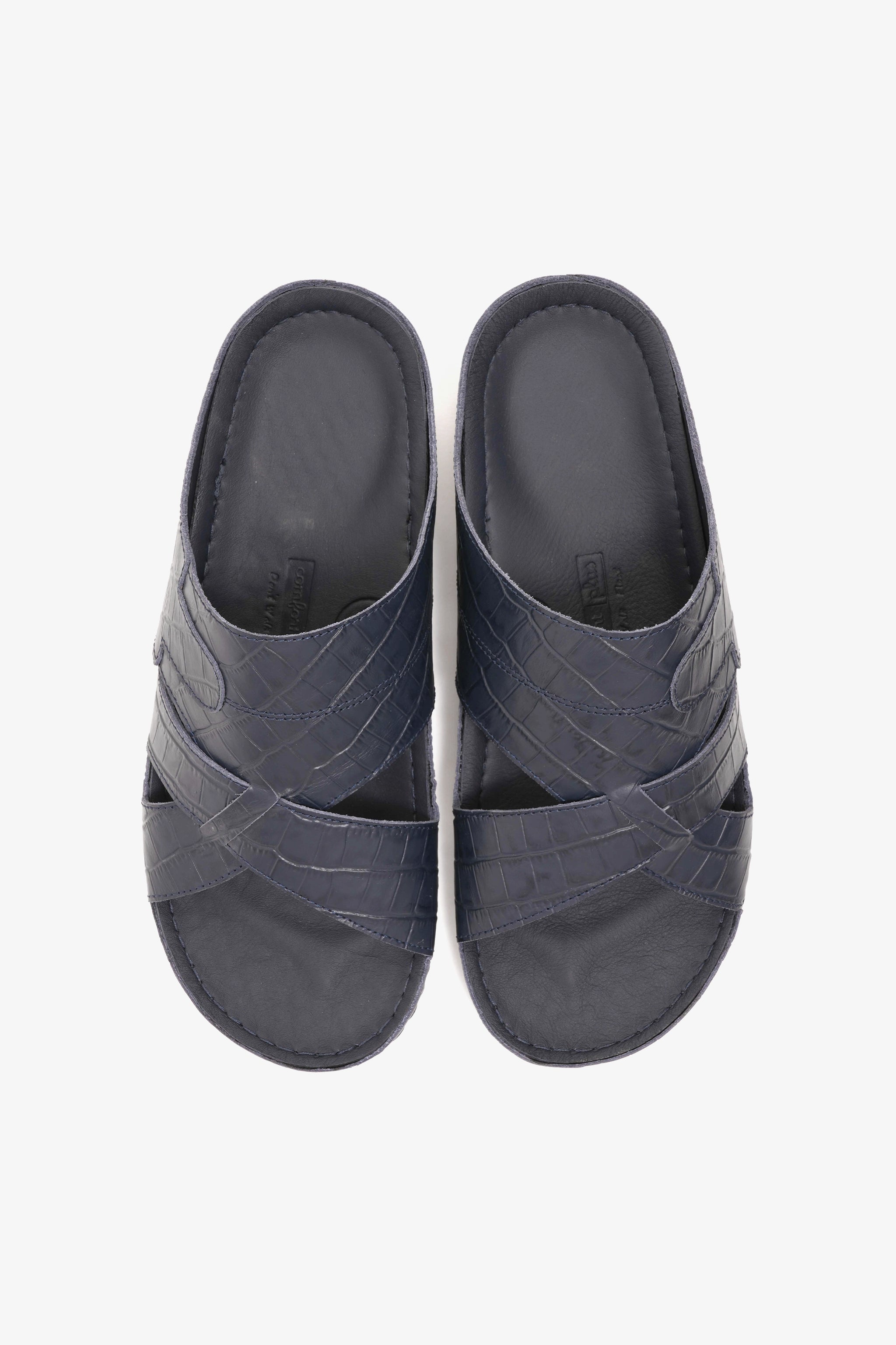 COMFORT PLUS MENS SANDALS  -  AV03 NAVY - Seventy7