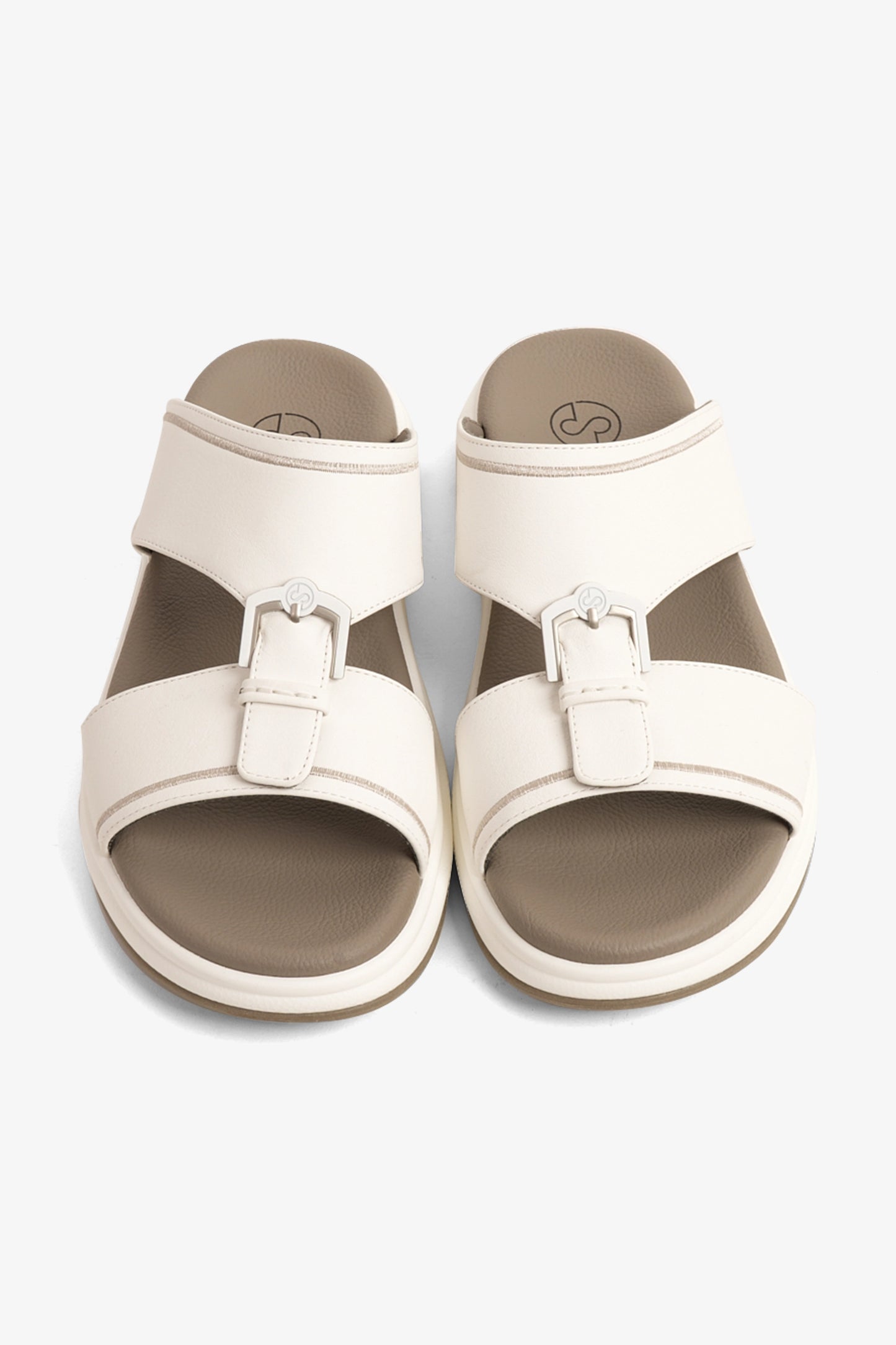 COMFORT PLUS MEN'S ADAPT ARABIC SANDALS WHITE - Seventy7