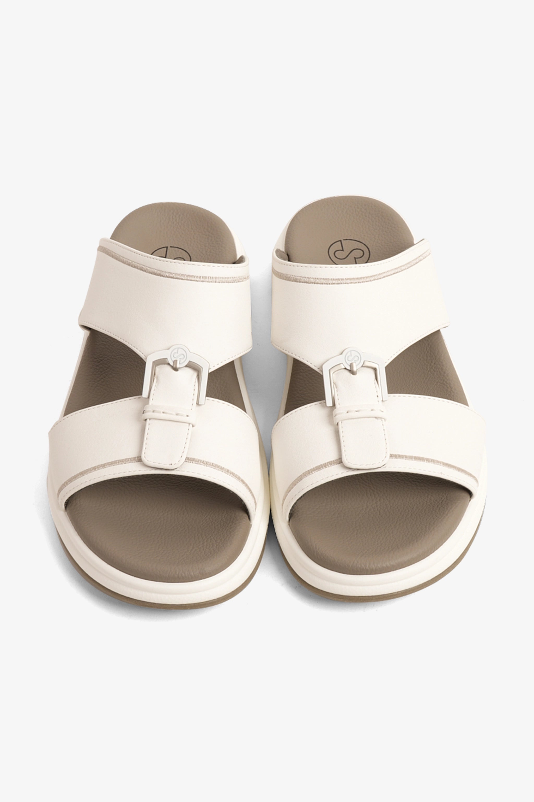 COMFORT PLUS MEN'S ADAPT ARABIC SANDALS WHITE - Seventy7