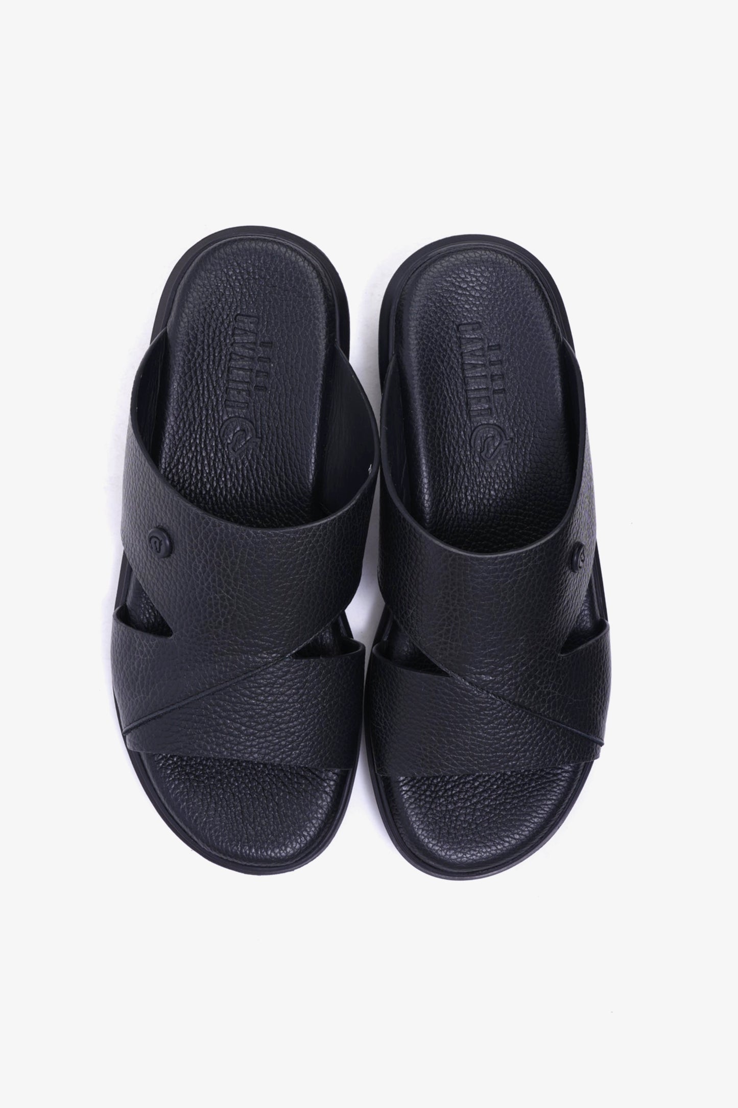 UOMO CAVALIER MENS SANDALS  -  ALP 115 BLACK - Seventy7