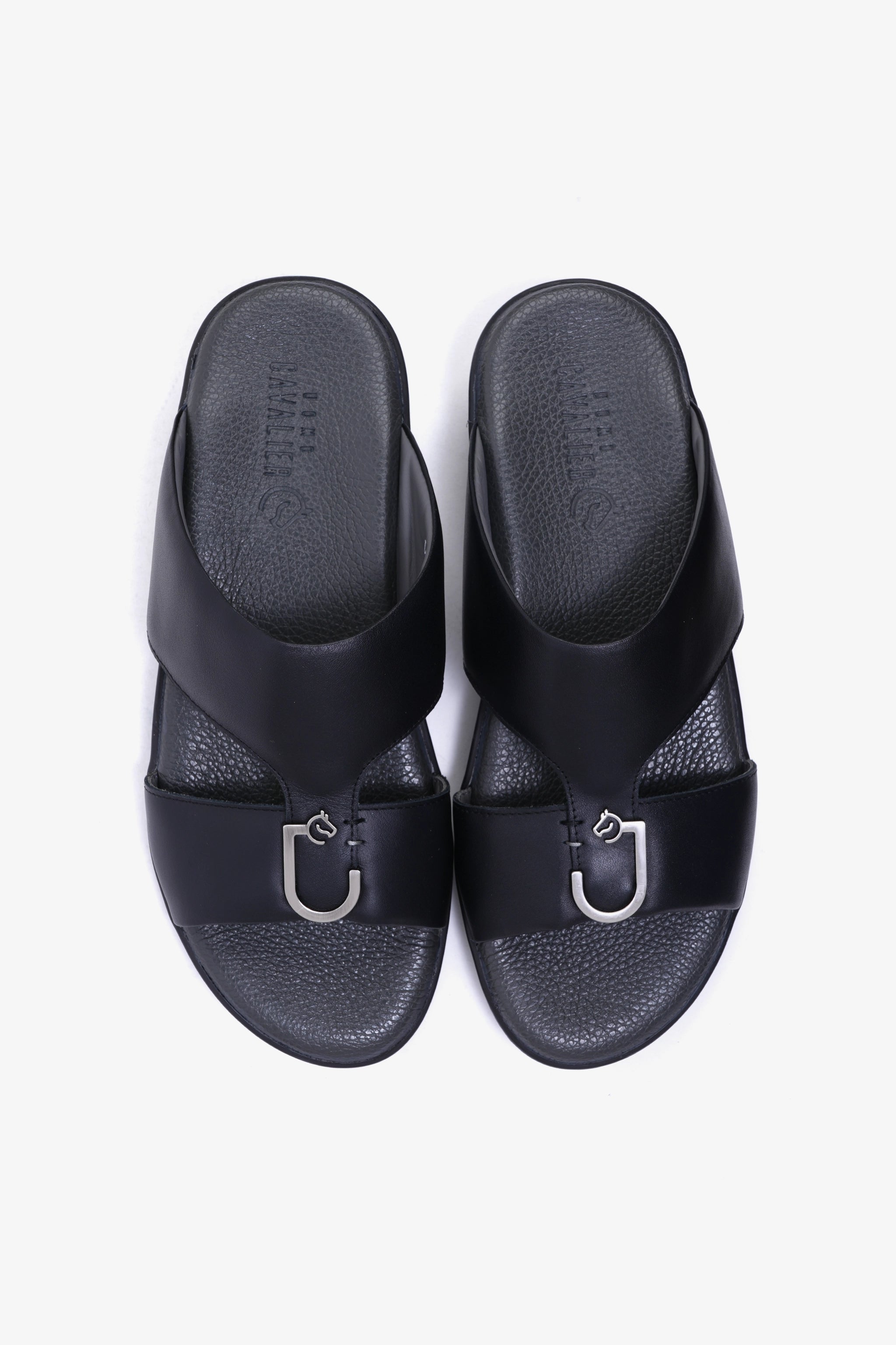 UOMO CAVALIER MENS SANDALS  - DLR 201 BLACK - Seventy7