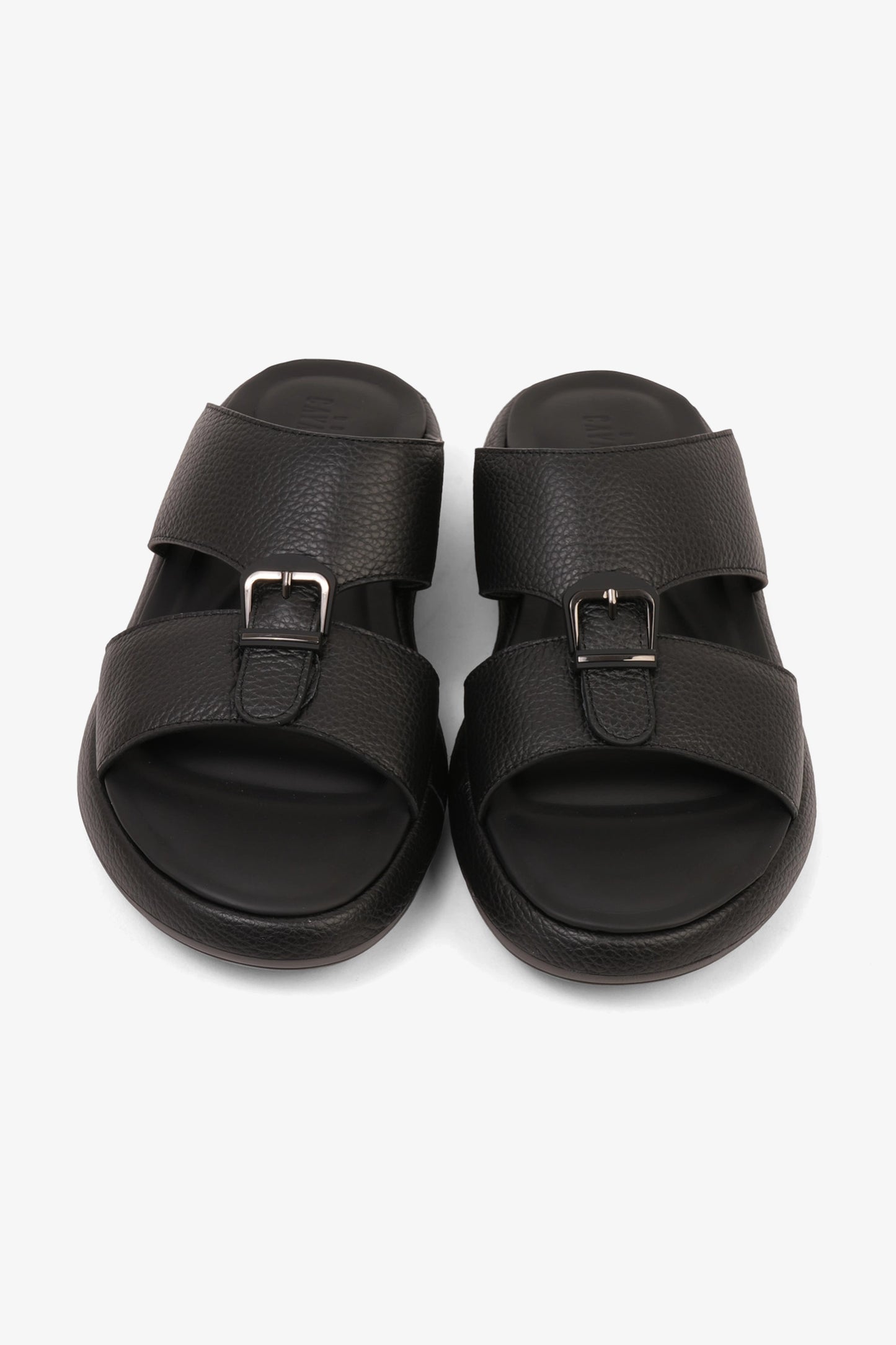UOMO CAVALIER MENS VERTEX ARABIC SANDALS BLACK - Seventy7