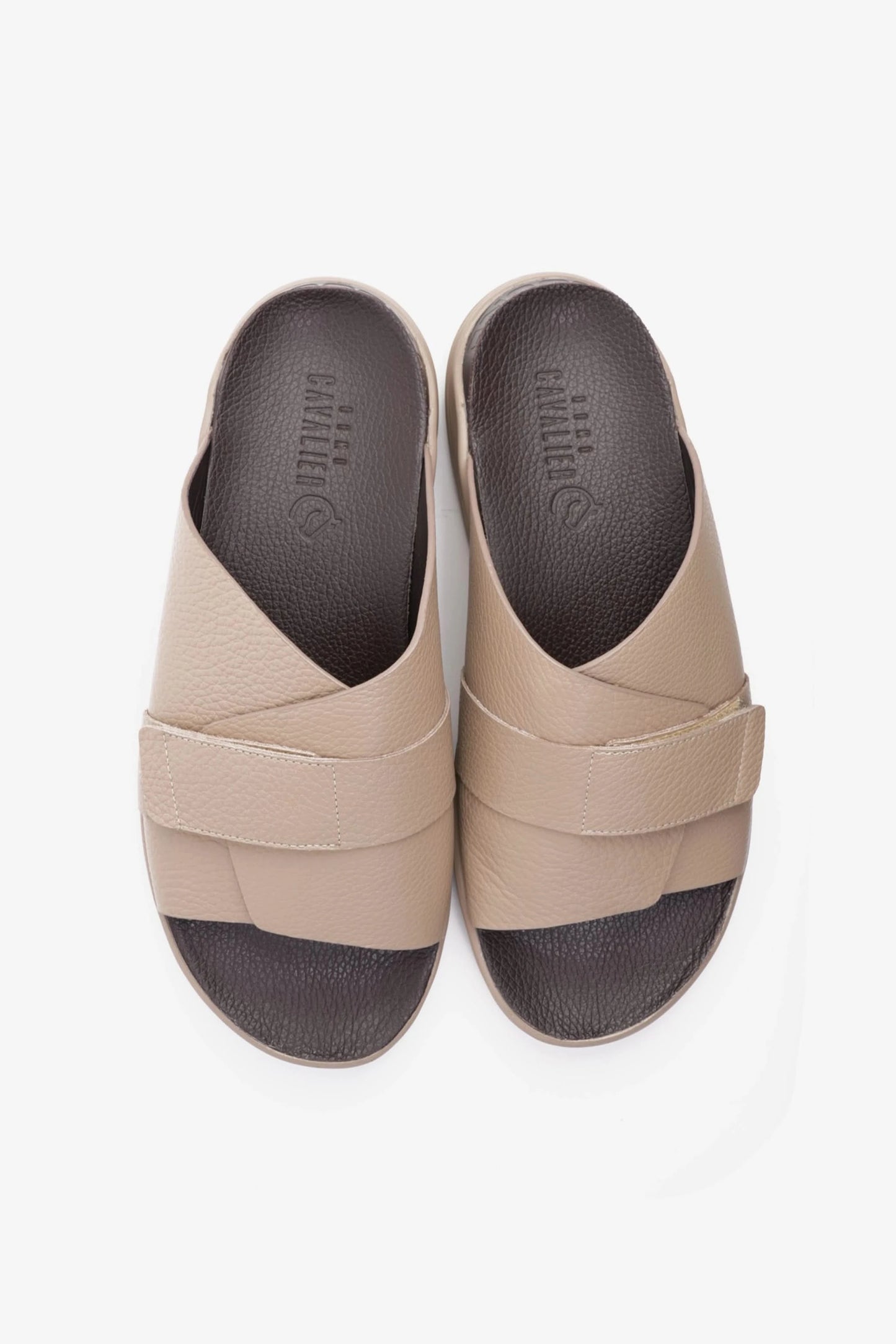 UOMO CAVALIER MEN'S STRAPPY SANDALS STONE - Seventy7