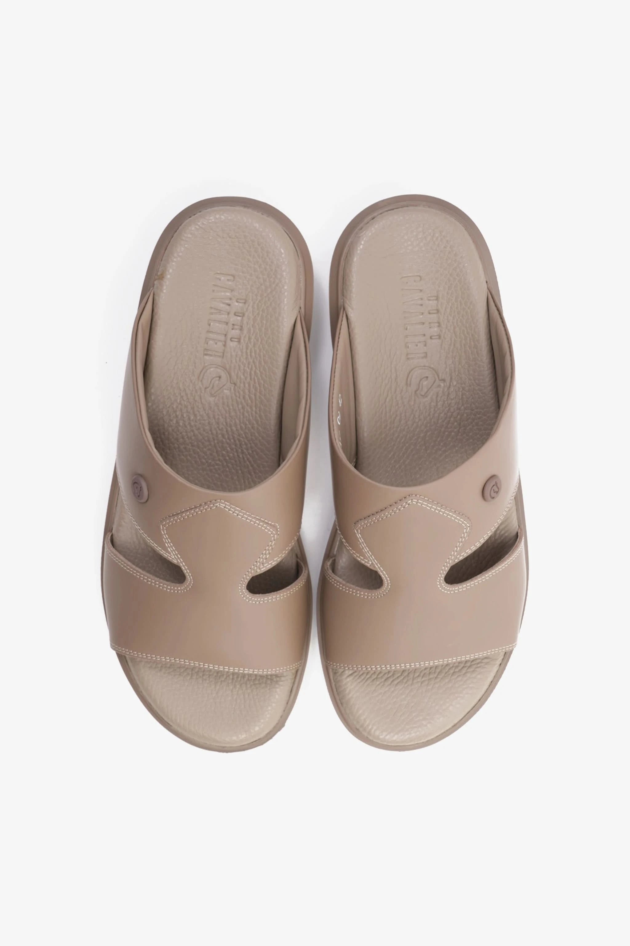 Uomo Cavalier Stylish Comfortable Footbed, Adjustable Side Clasp Stone - Seventy7