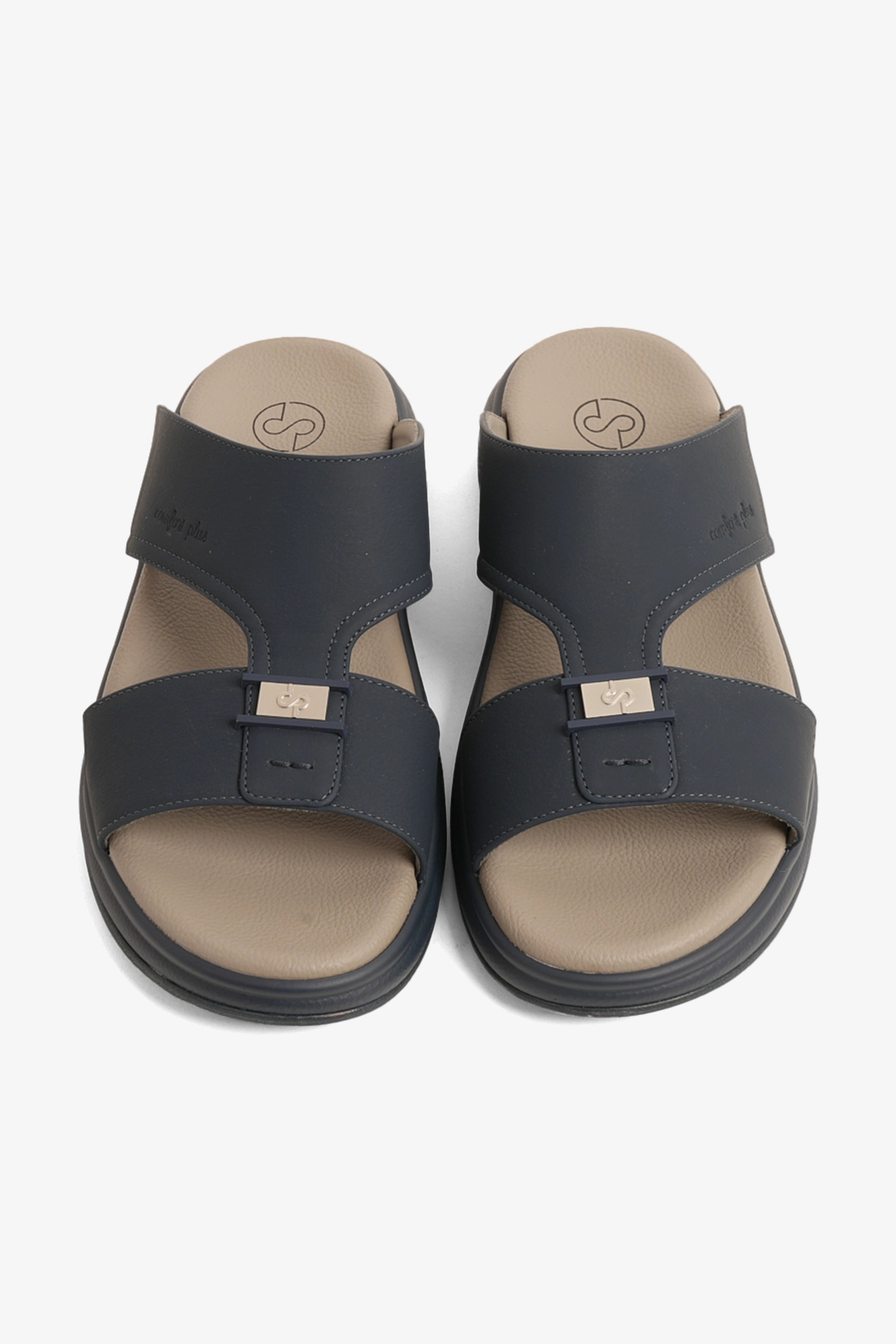 COMFORT PLUS MEN'S SUPER SLEEK SANDALS NAVY - Seventy7