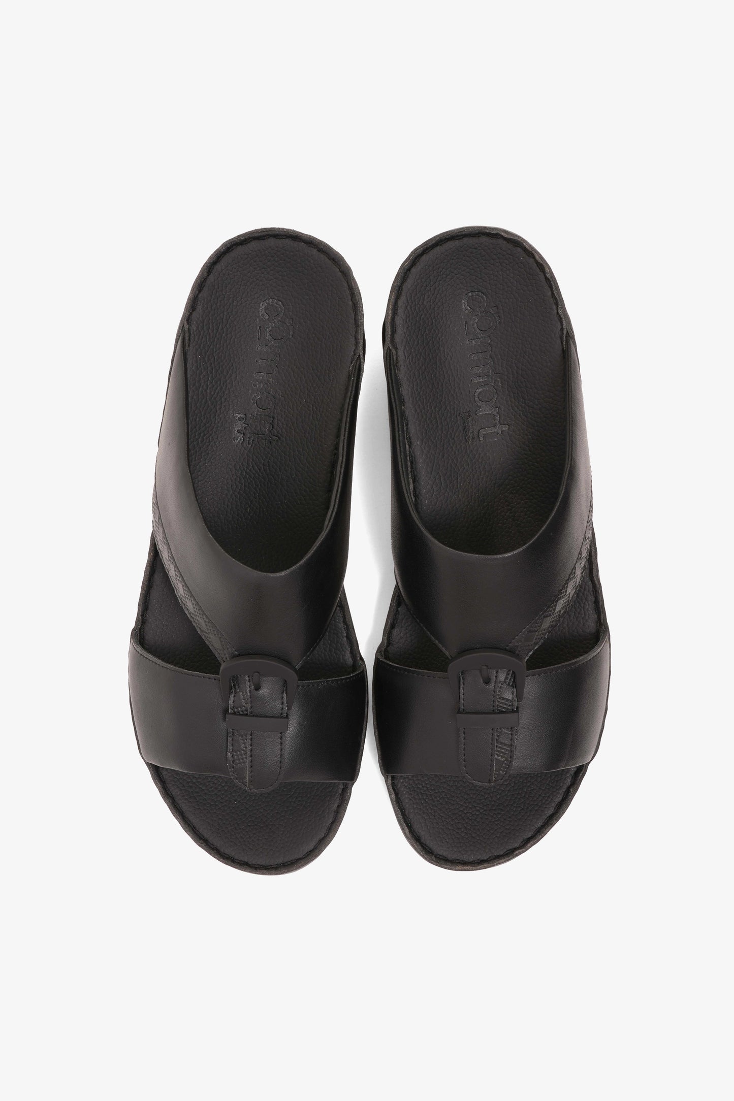 COMFORT PLUS MENS SANDALS - 9011 36 BLACK - Seventy7