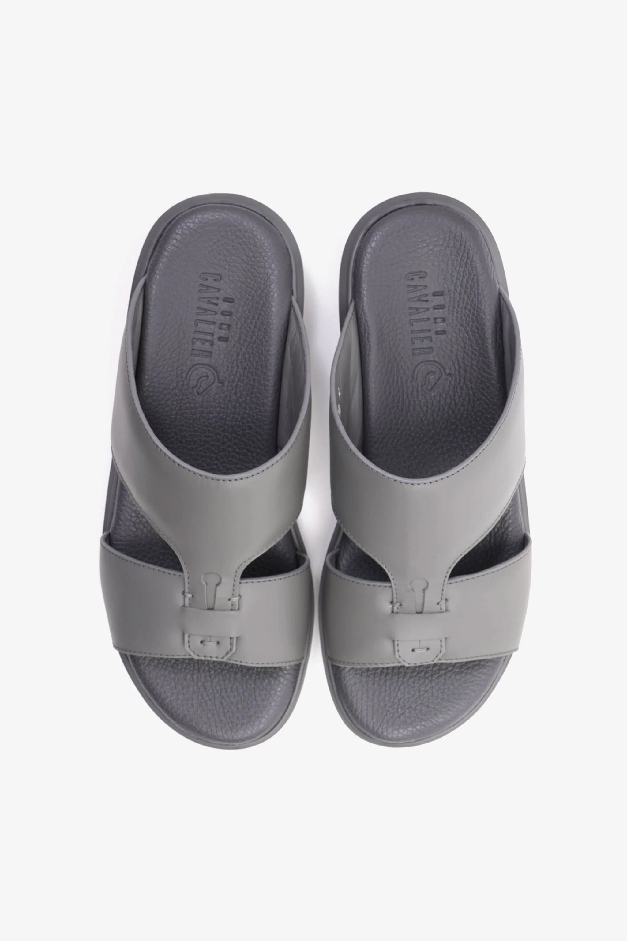 Uomo Cavalier Comfortable Slip-On Sandals with Cushioned Sole Grey - Seventy7