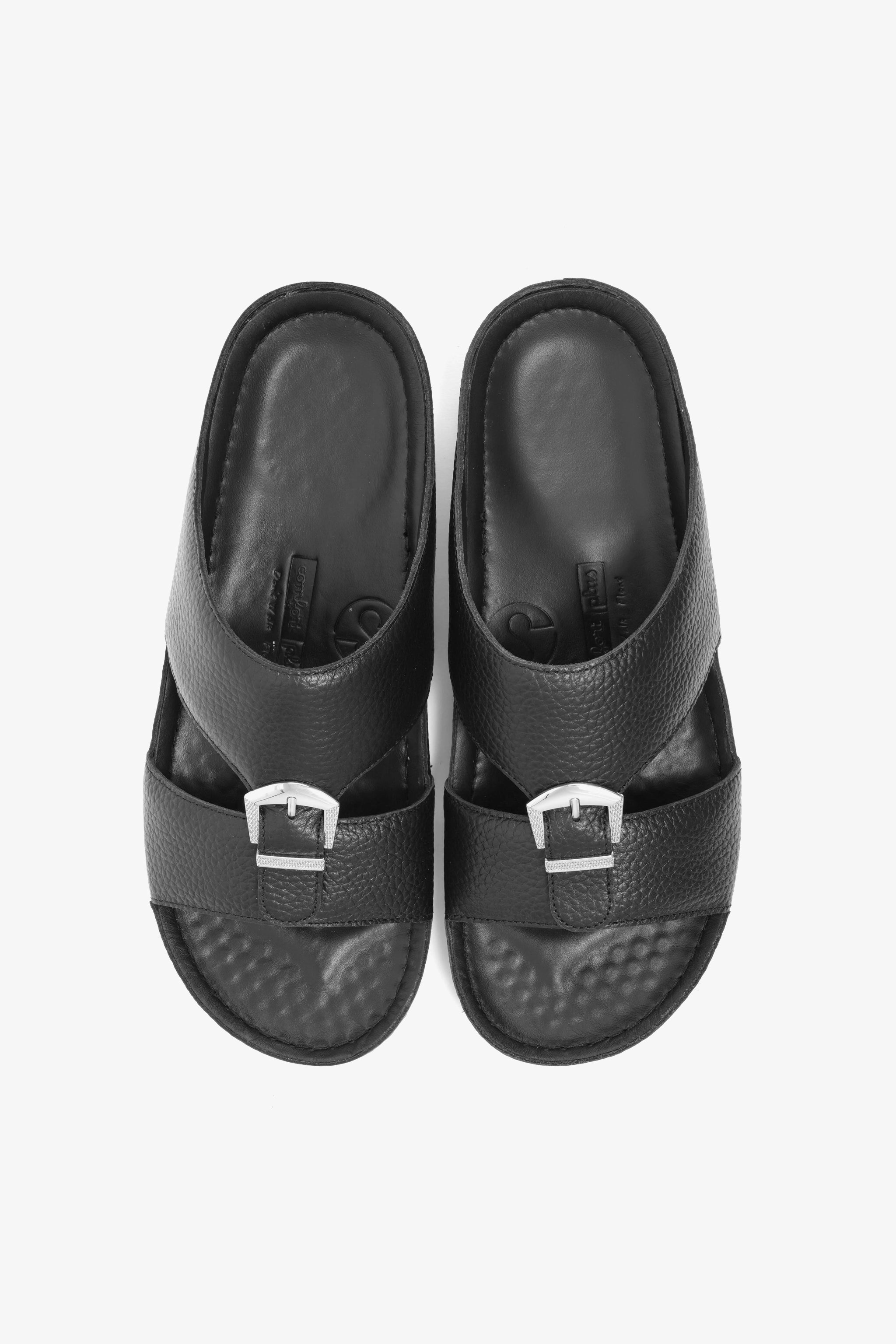 COMFORT PLUS MENS SANDALS - AV08 BLACK - Seventy7