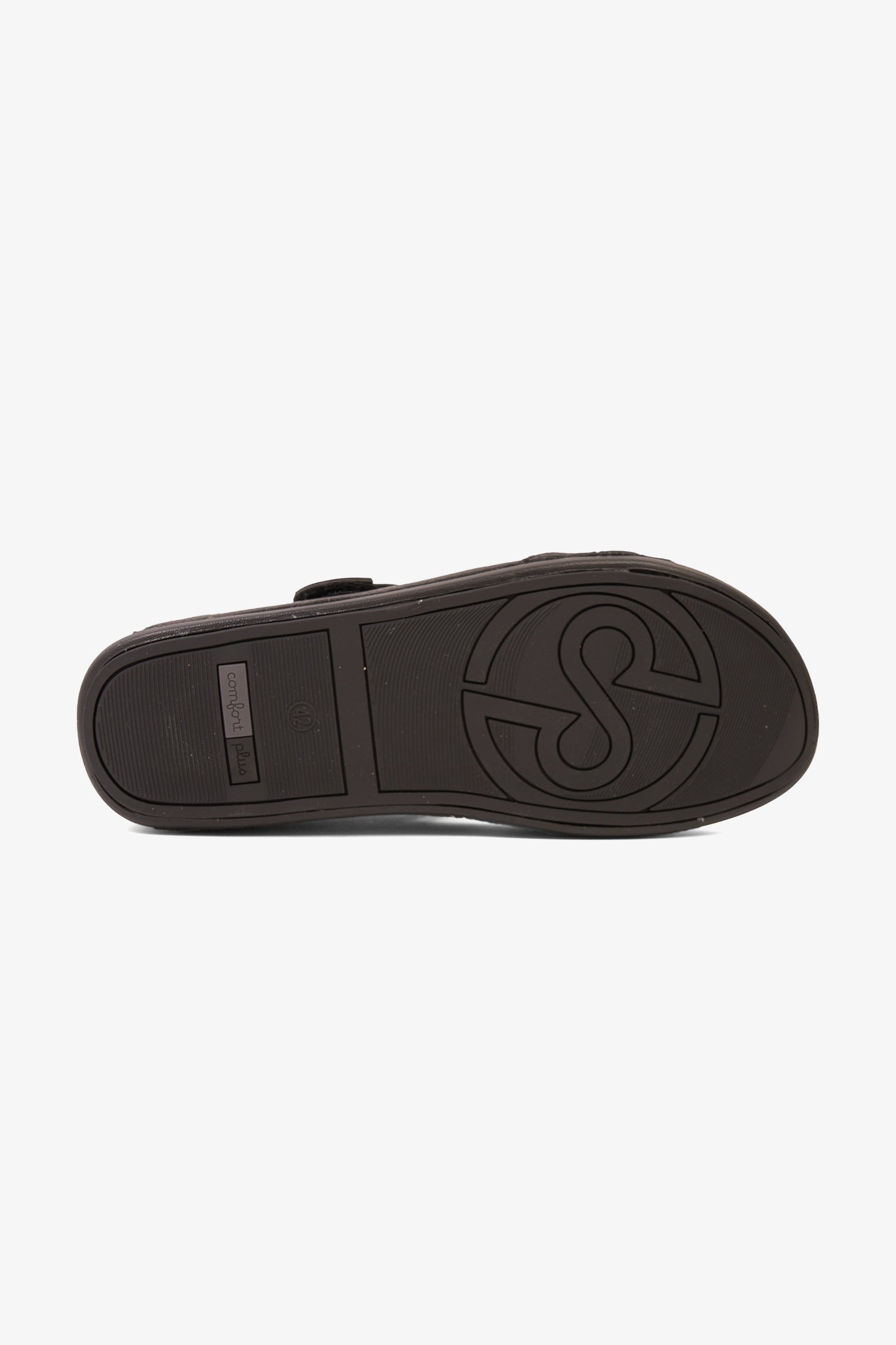 COMFORT PLUS ELITE CUSHION ARABIC SANDALS BLACK - Seventy7