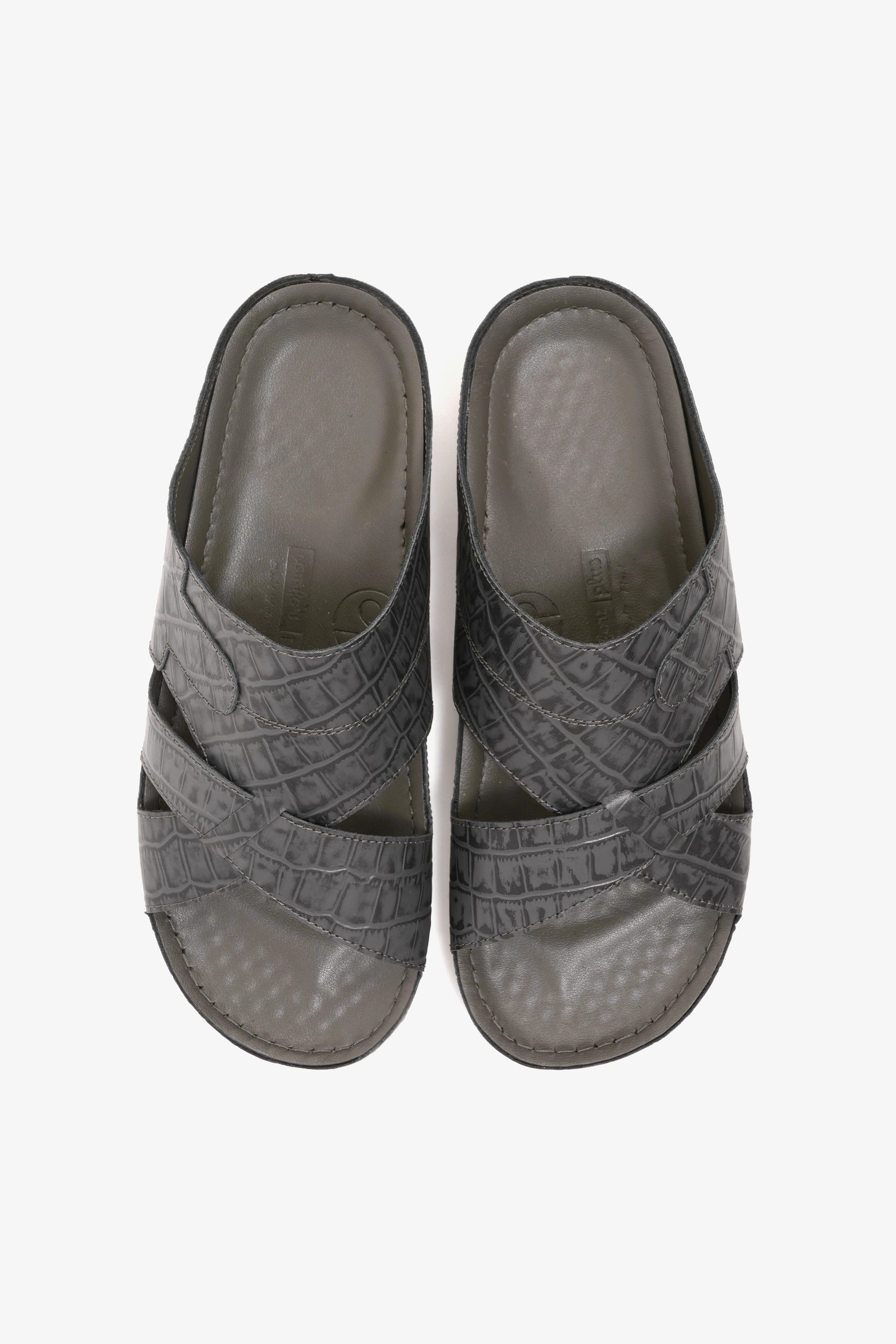 COMFORT PLUS MENS SANDALS  -  AV03 GREY - Seventy7