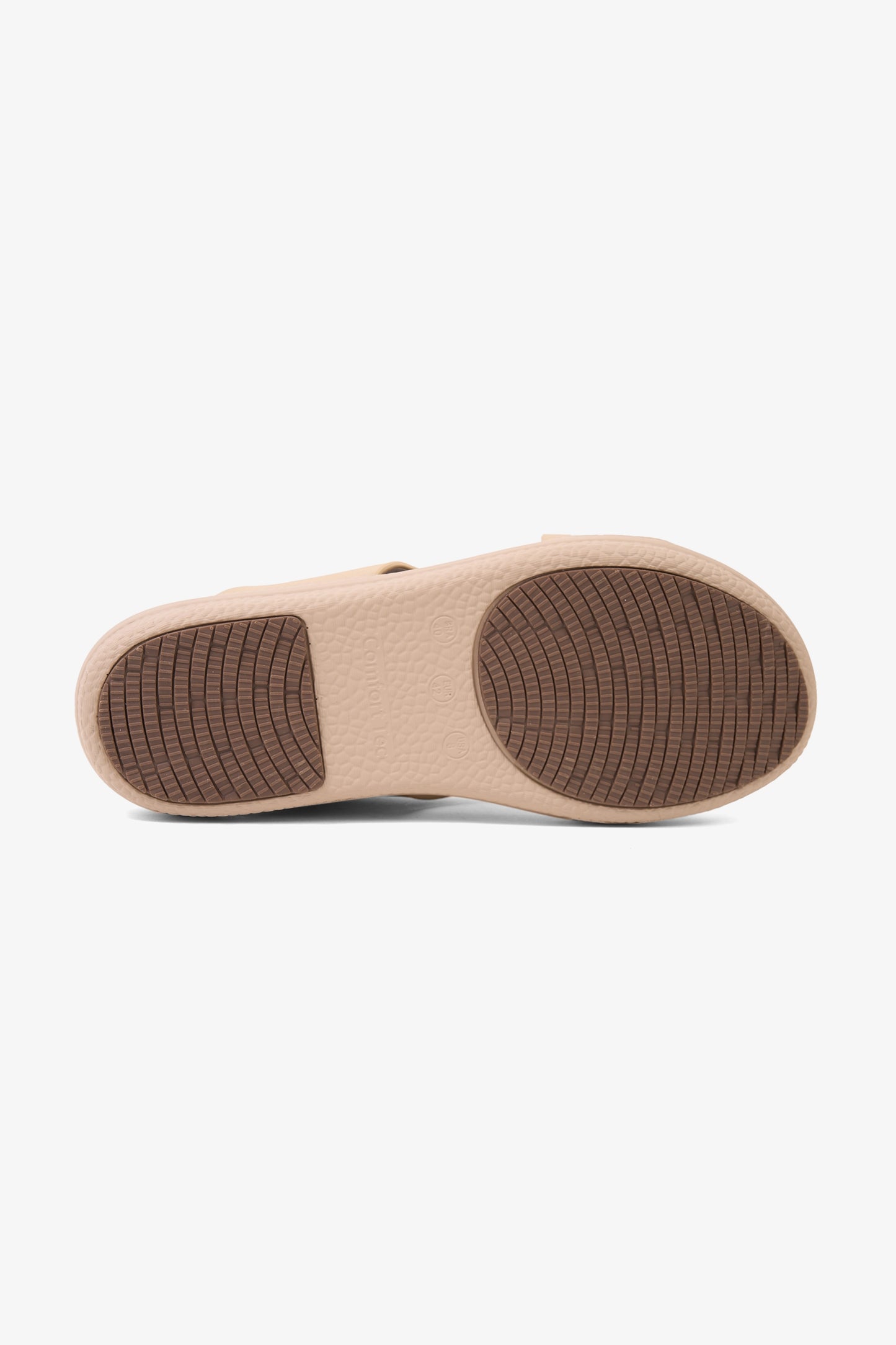 COMFORT PLUS GLIDE LUXE ARABIC SANDALS BEIGE - Seventy7
