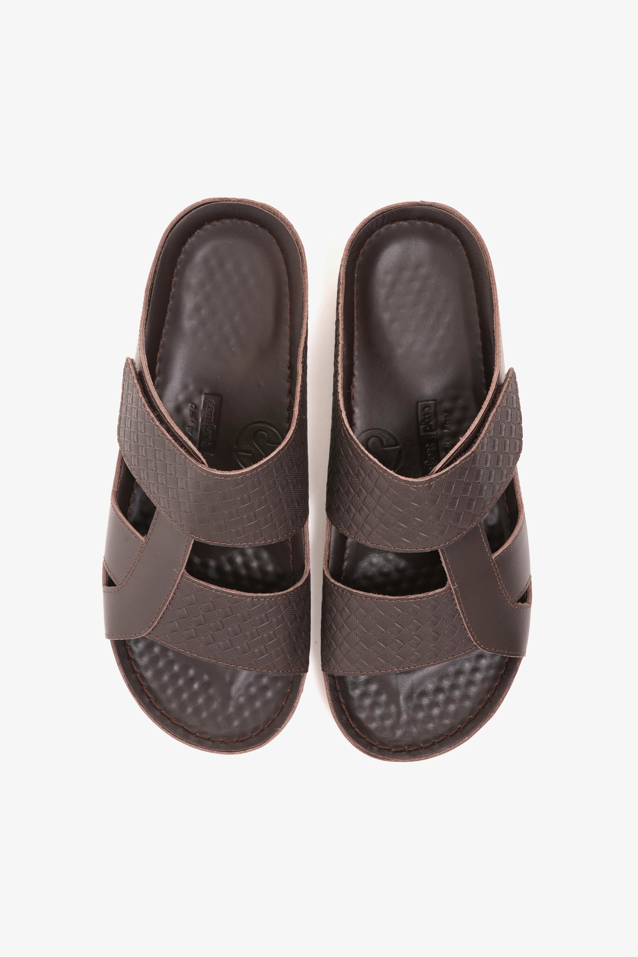 COMFORT PLUS MENS SANDALS - AV05 BROWN - Seventy7