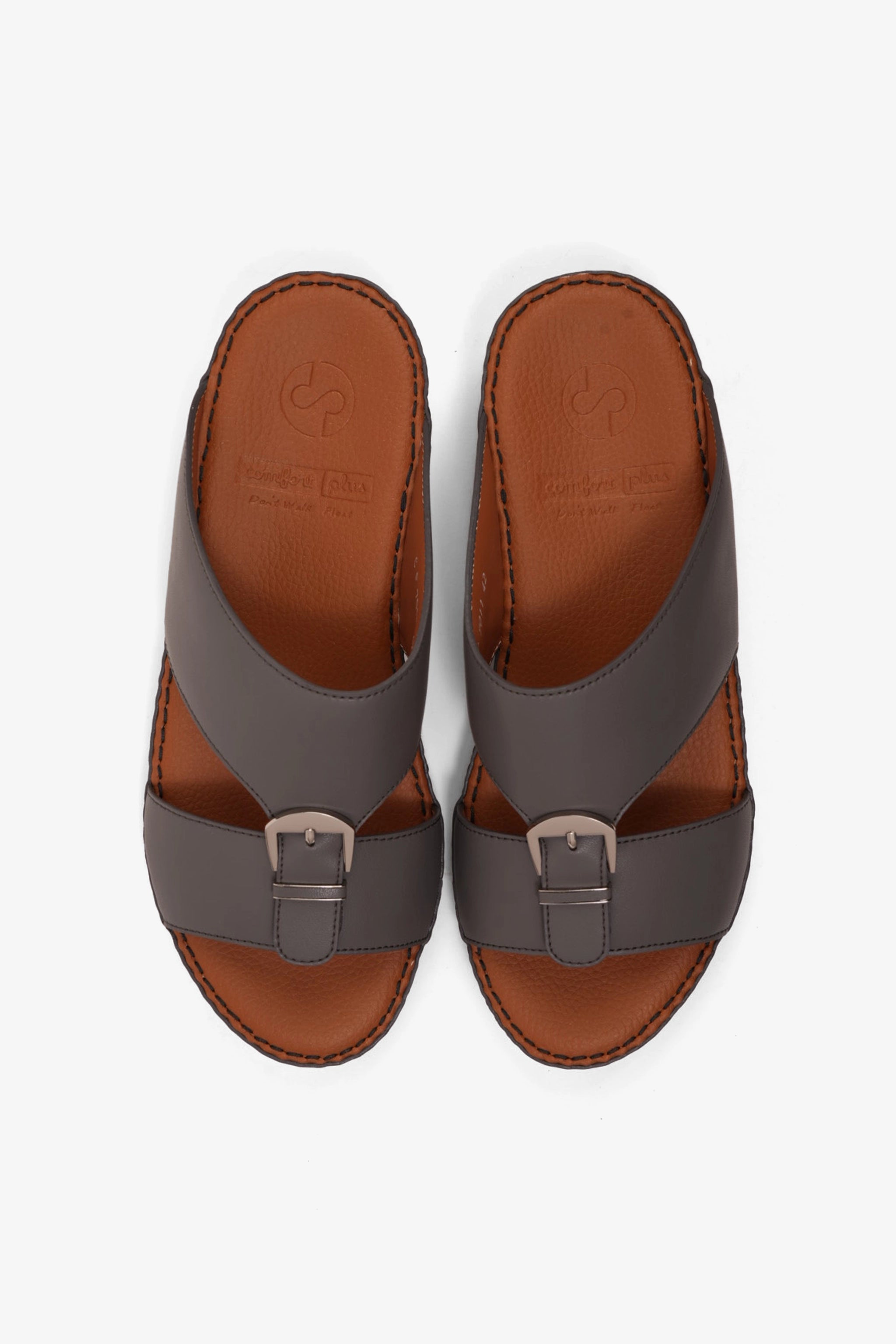 COMFORT PLUS MENS SANDALS - 7011 DARK GREY - Seventy7
