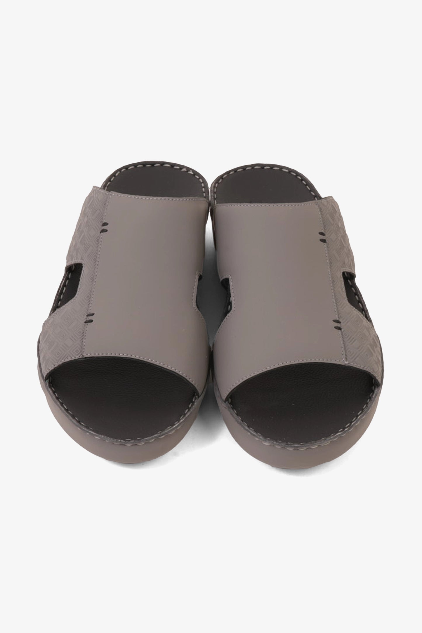 UOMO CAVALIER MEN'S ELITE COMFORT ARABIC SANDALS GREY - Seventy7