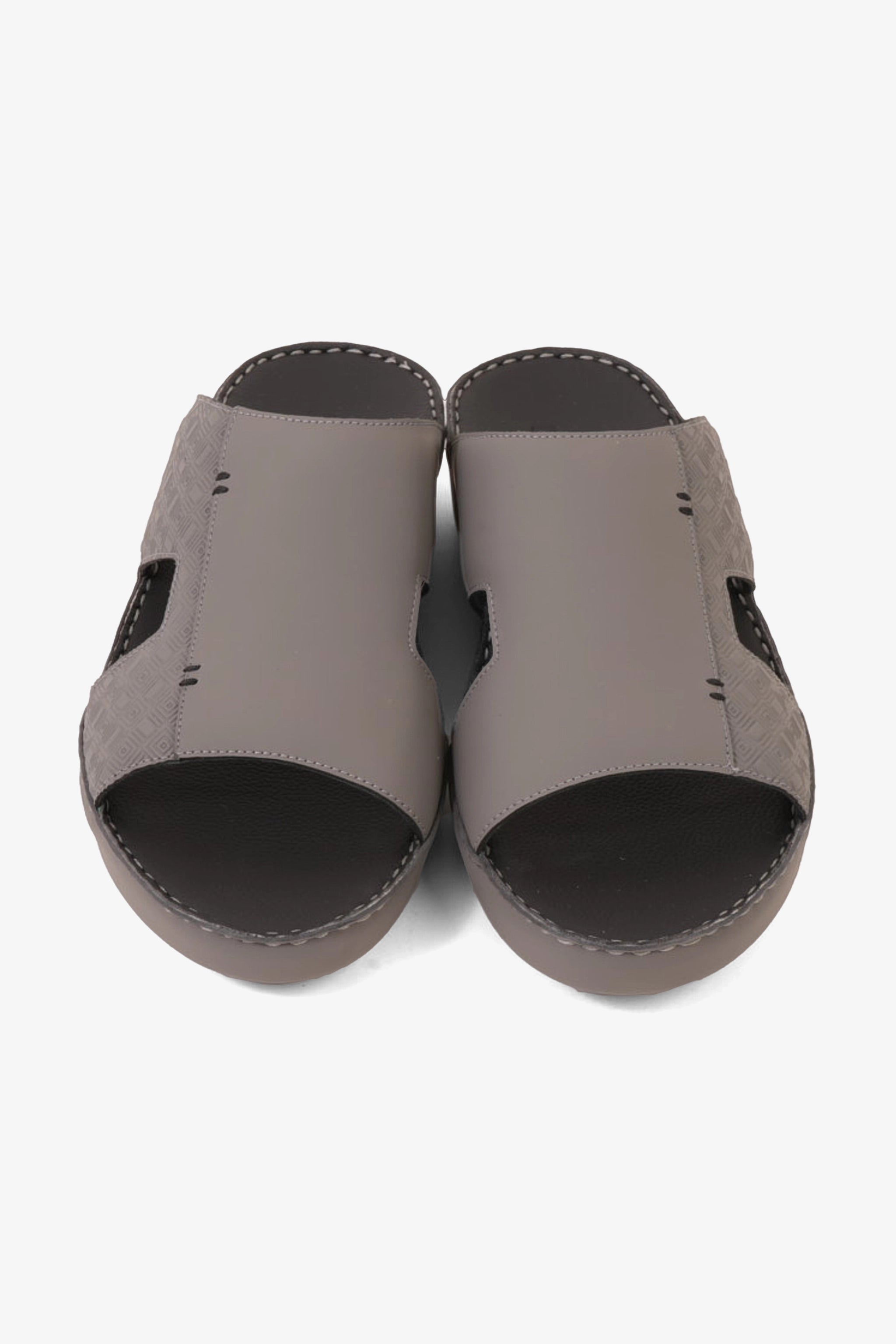 UOMO CAVALIER MEN'S ELITE COMFORT ARABIC SANDALS GREY - Seventy7