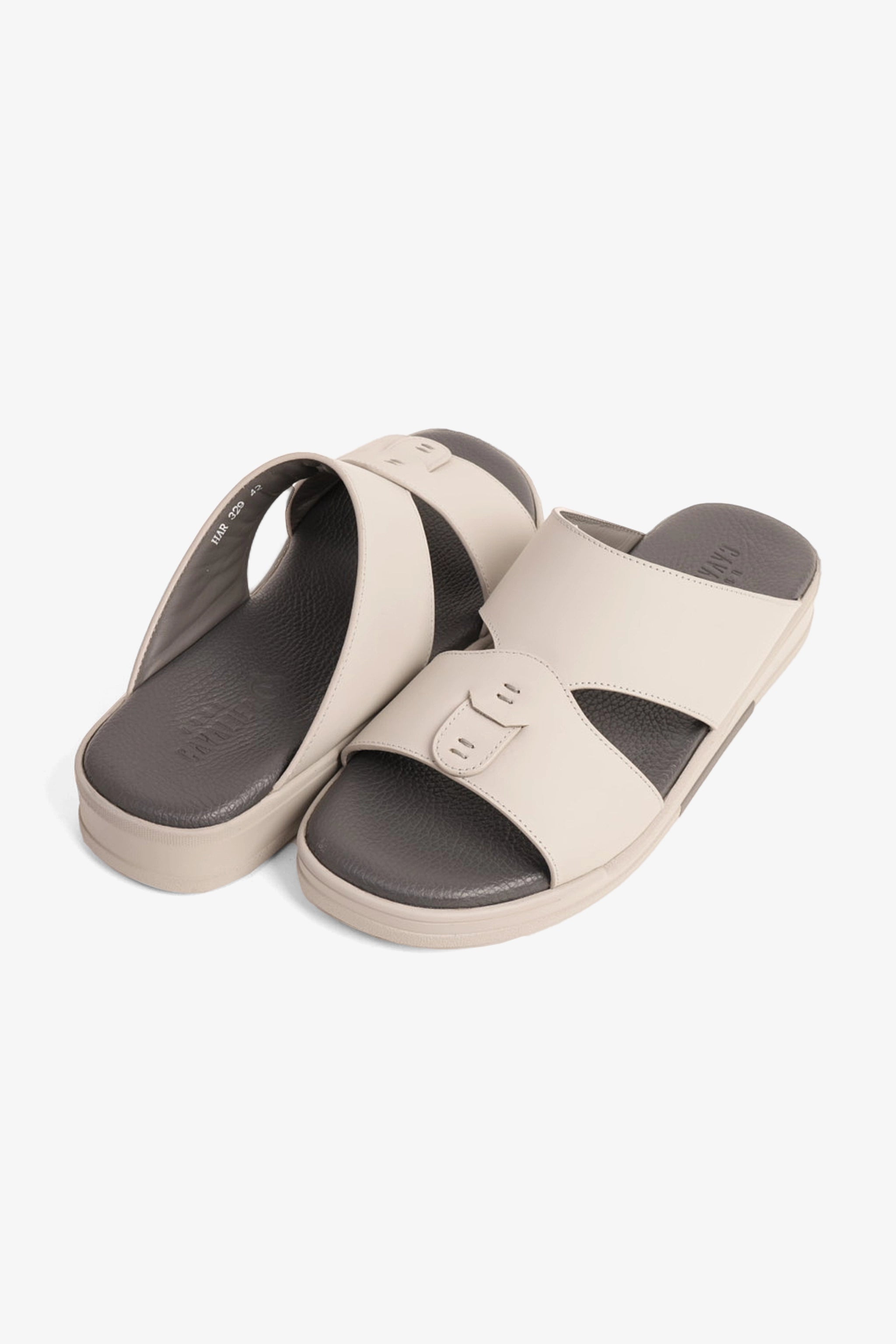 UOMO CAVALIER MENS SANDALS - HAR 329 LIGHT GREY - Seventy7