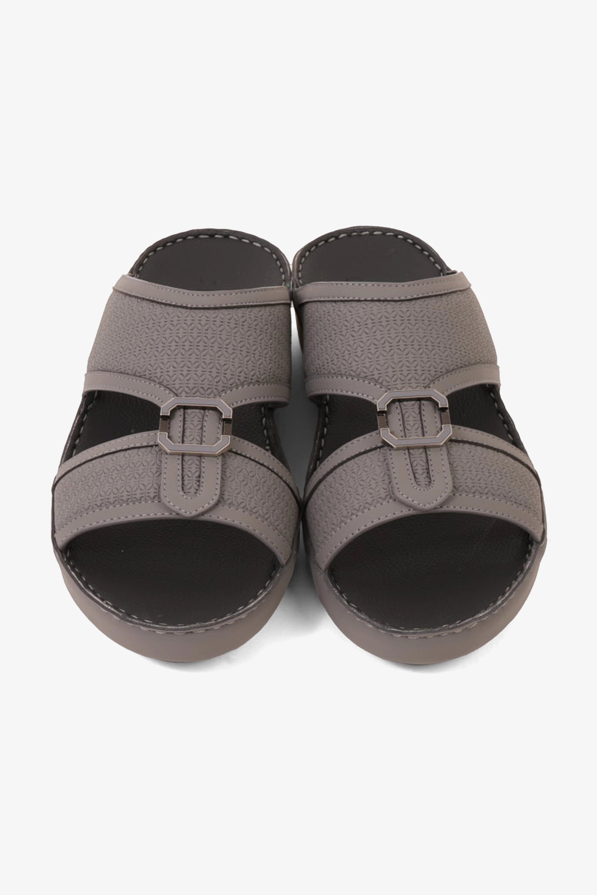 UOMO CAVALIER MEN'S PREMIUM ARABIC SANDALS GREY - Seventy7