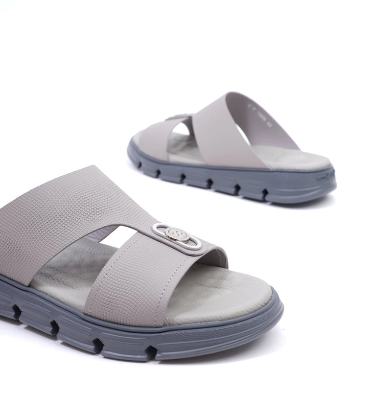 COMFORT PLUS MENS SANDALS  -  CP1006 LIGHT GREY - Seventy7
