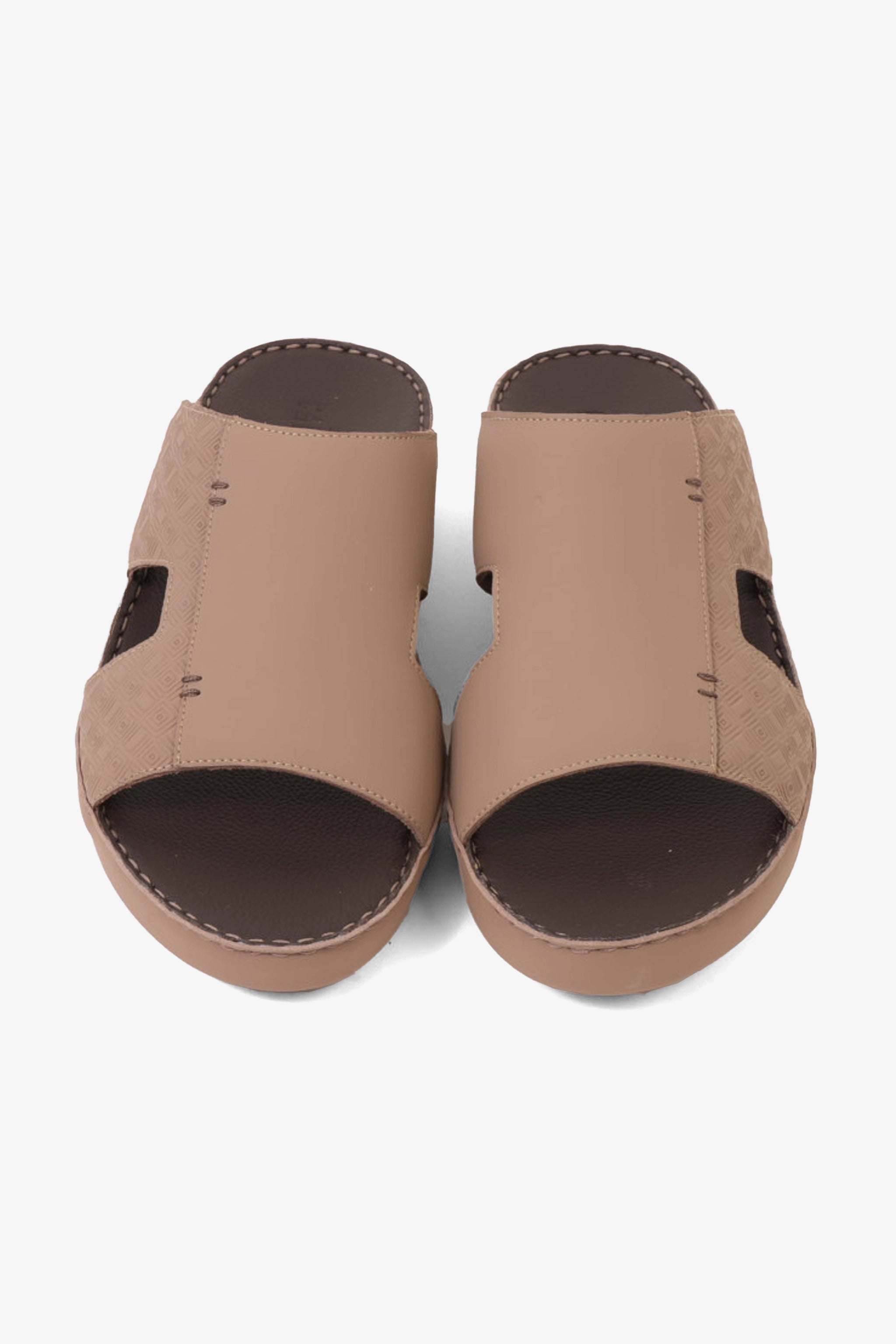 UOMO CAVALIER MEN'S ELITE COMFORT ARABIC SANDALS STONE - Seventy7