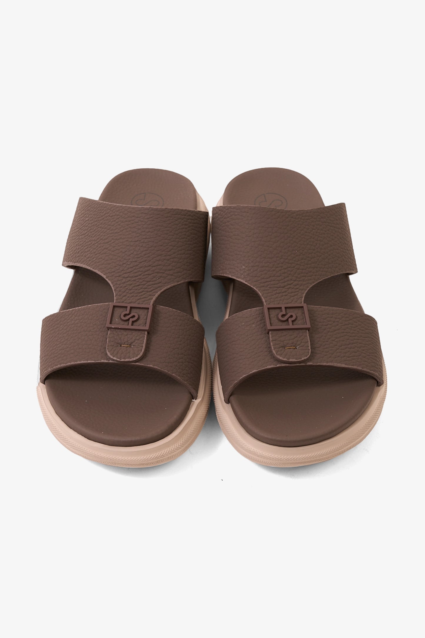 COMFORT PLUS SIGNATURE STEP ARABIC SANDALS COFFEE - Seventy7