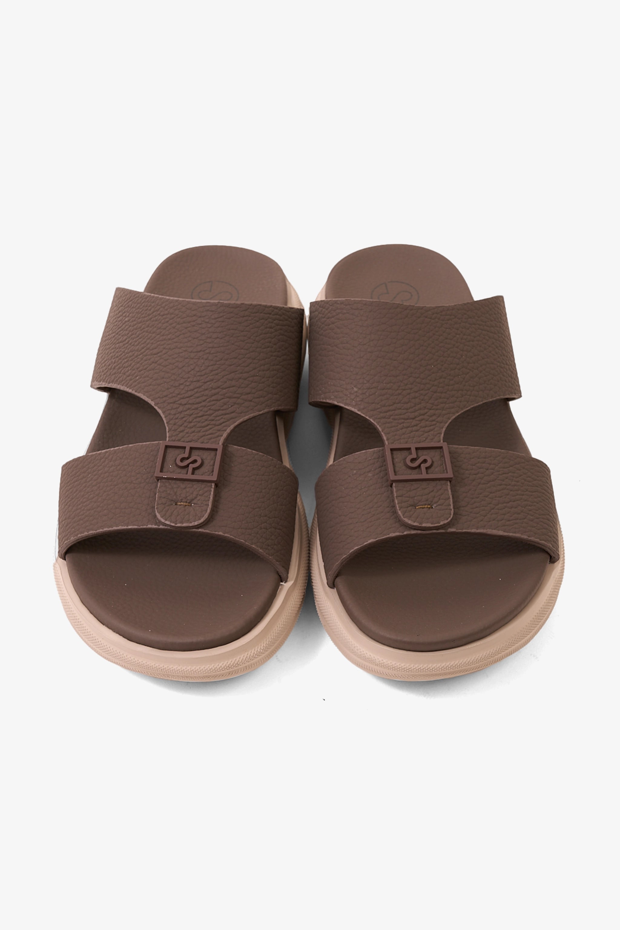 COMFORT PLUS SIGNATURE STEP ARABIC SANDALS COFFEE - Seventy7