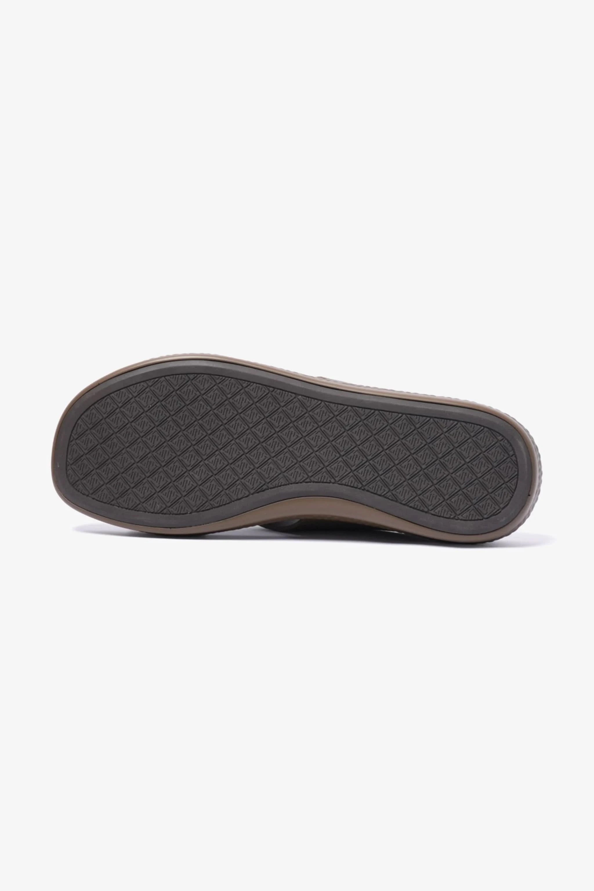COMFORT PLUS CLASSIC LEATHER SANDALS FOR MENS TRUFFLE - Seventy7