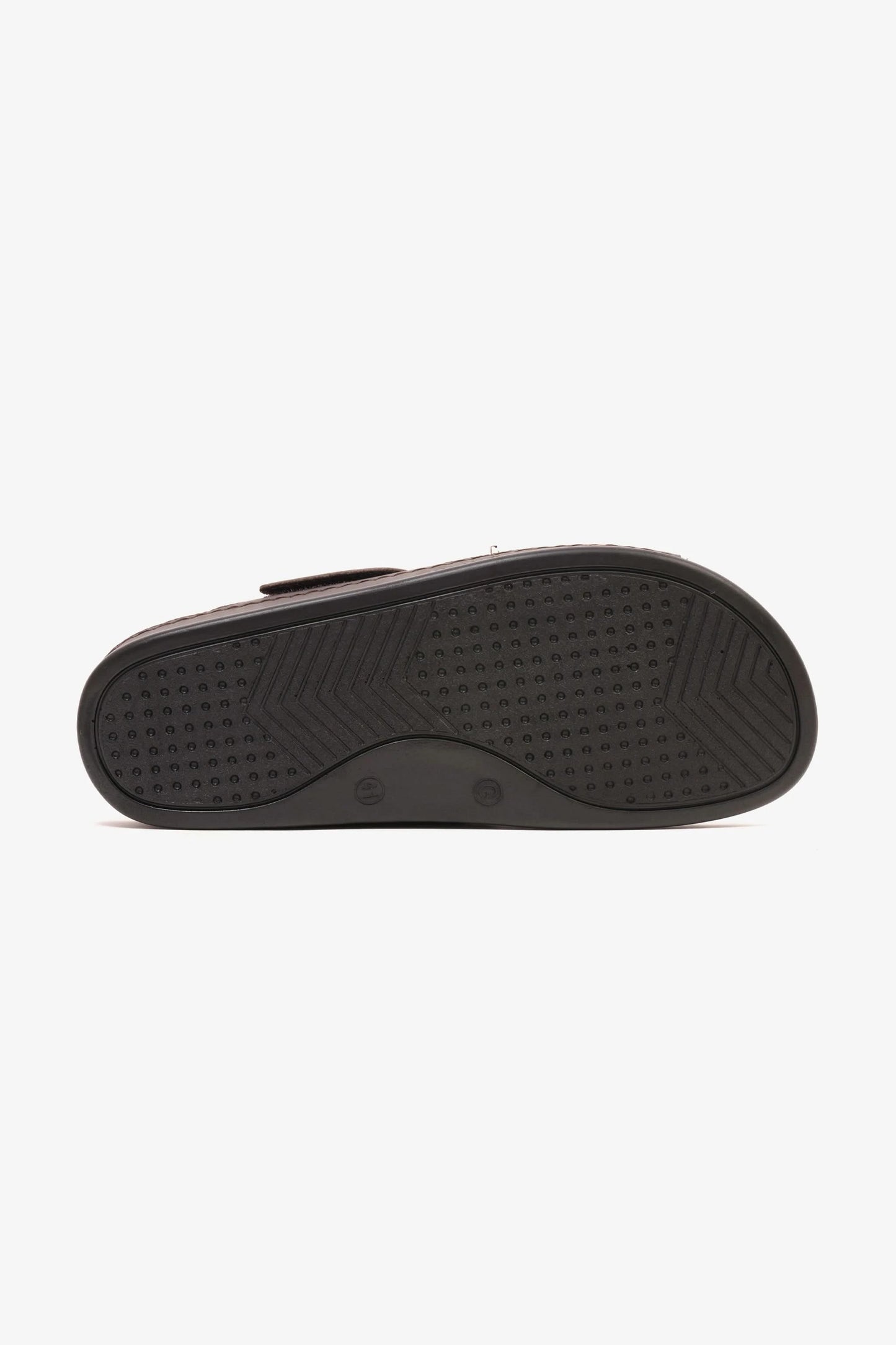 Comfort Plus Men's Al Waha Textured Slip-On Arabic Sandals Brown - Seventy7